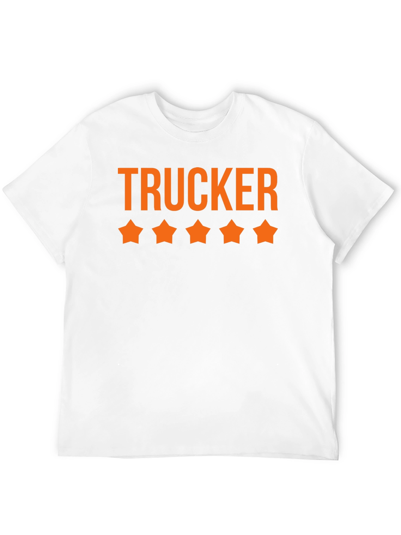 Trucker Five Star T-Shirt - Black