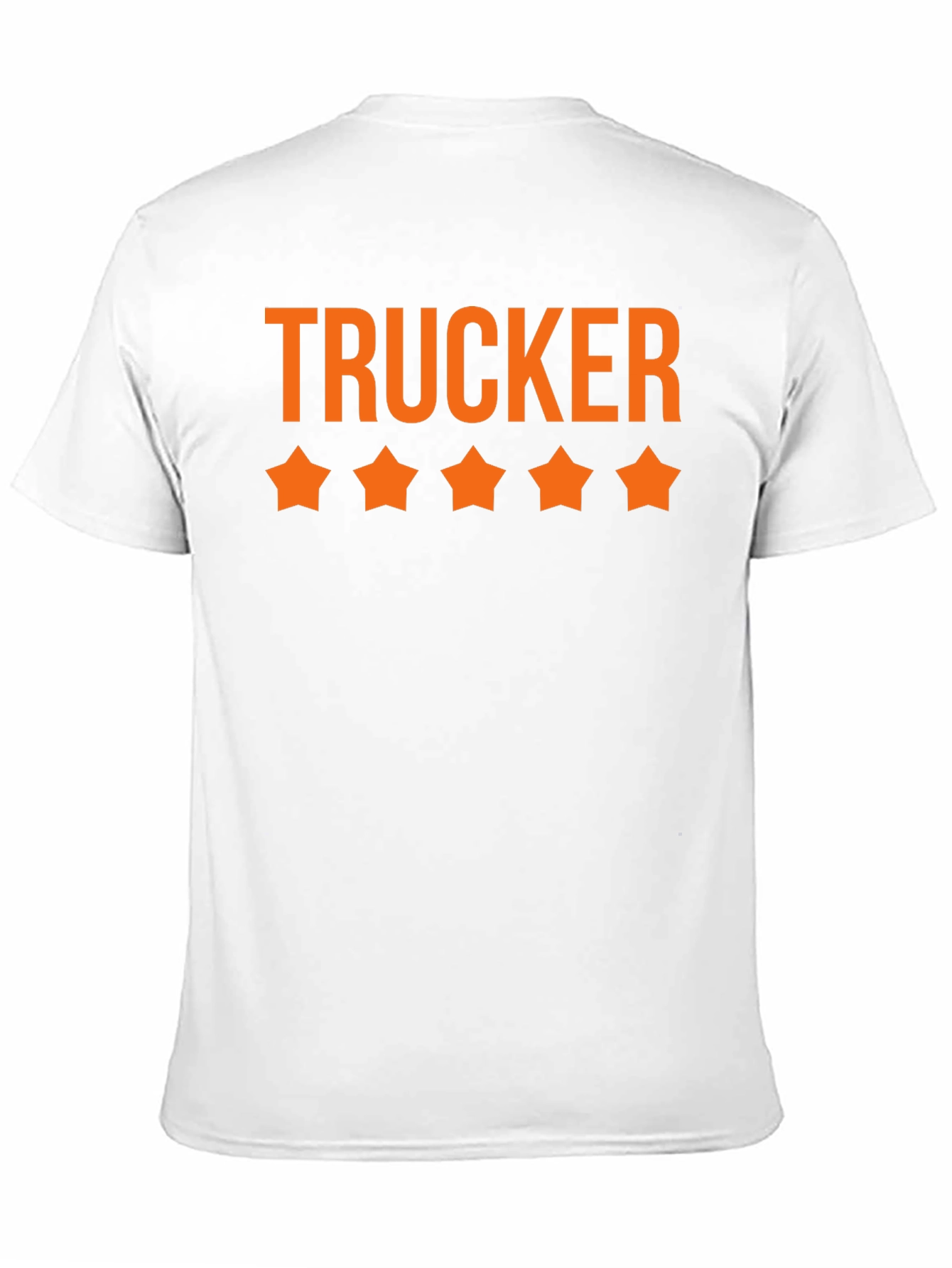 Trucker Five Star T-Shirt - Black
