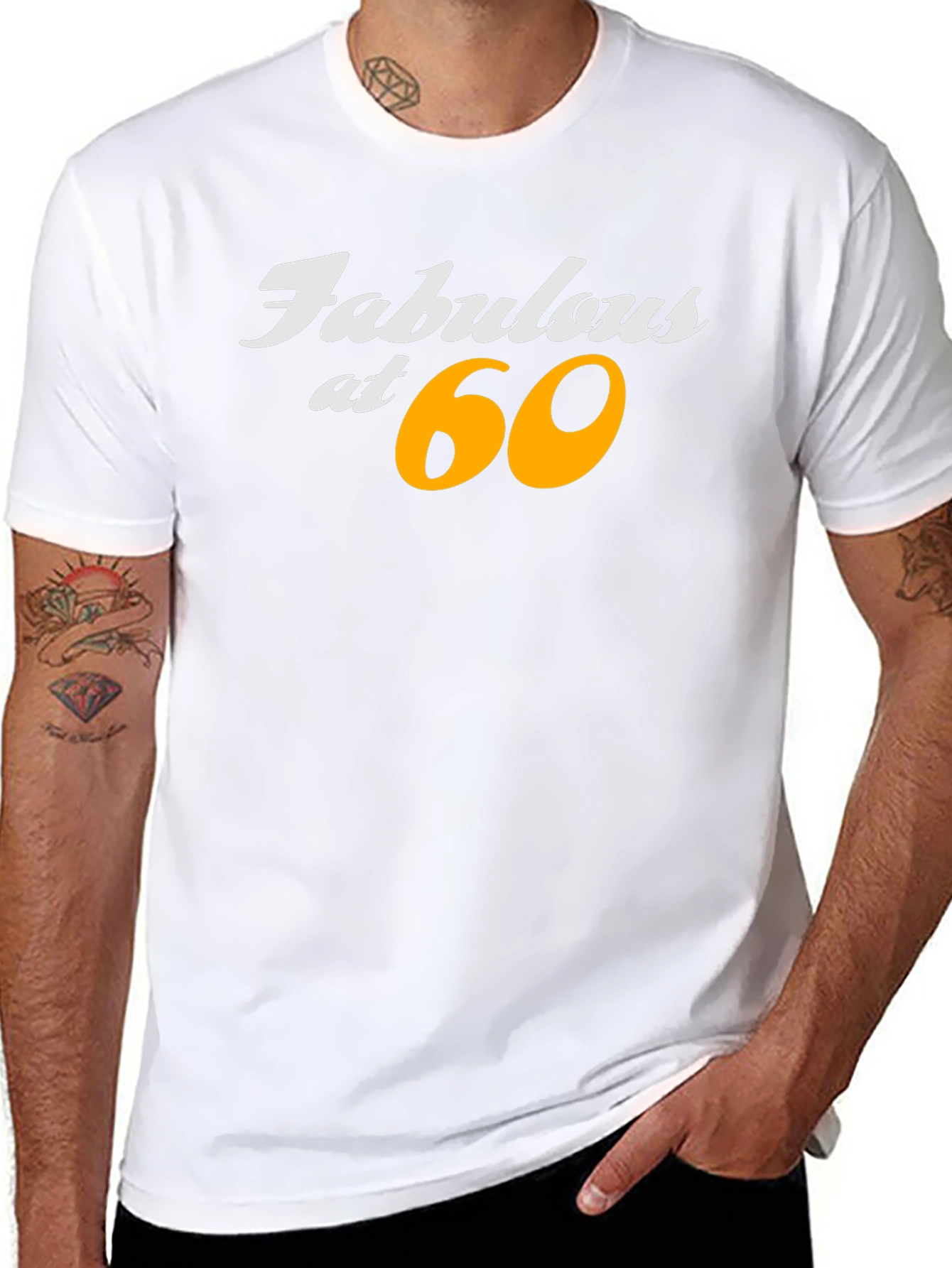 Fabulous at 60 Black T-Shirt
