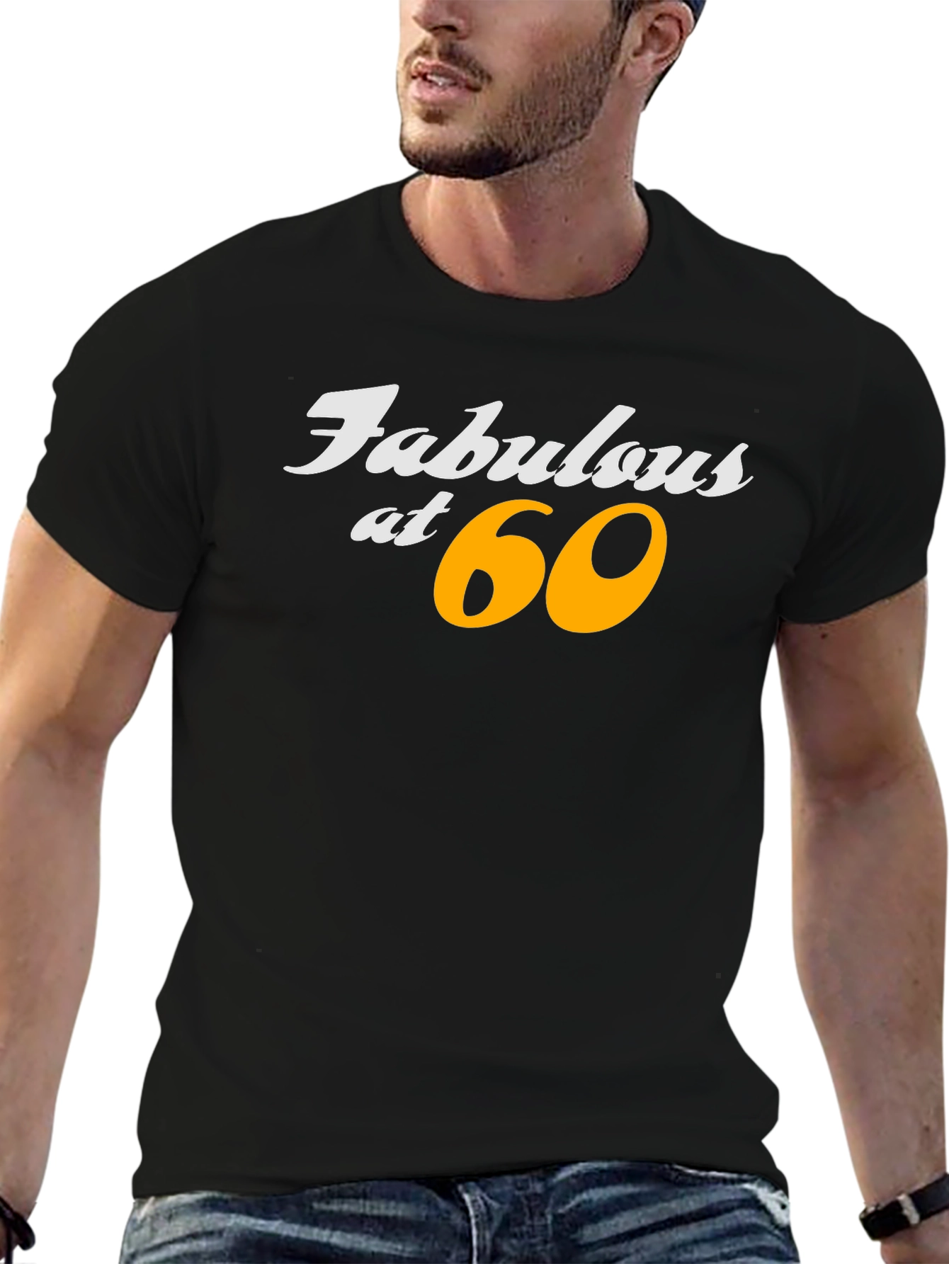 Fabulous at 60 Black T-Shirt