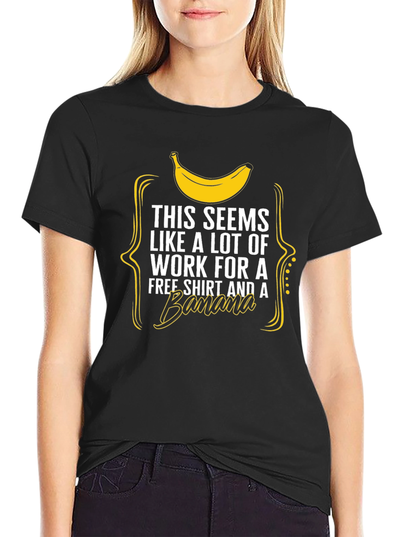 Free Shirt & Banana T-Shirt