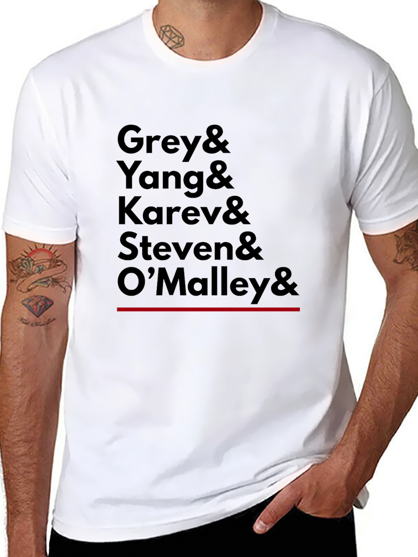 Greys Anatomy Characters T-Shirt