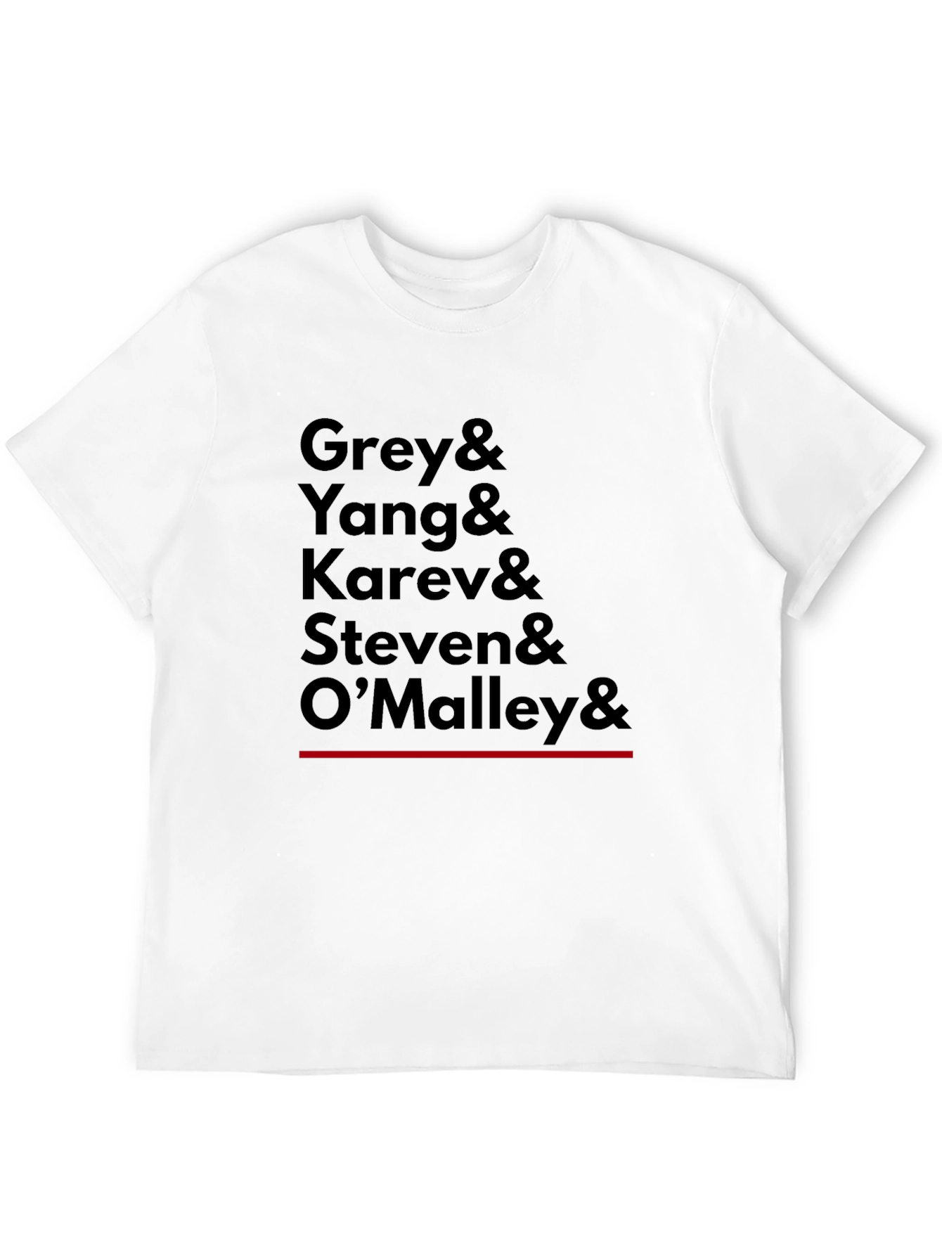 Greys Anatomy Characters T-Shirt