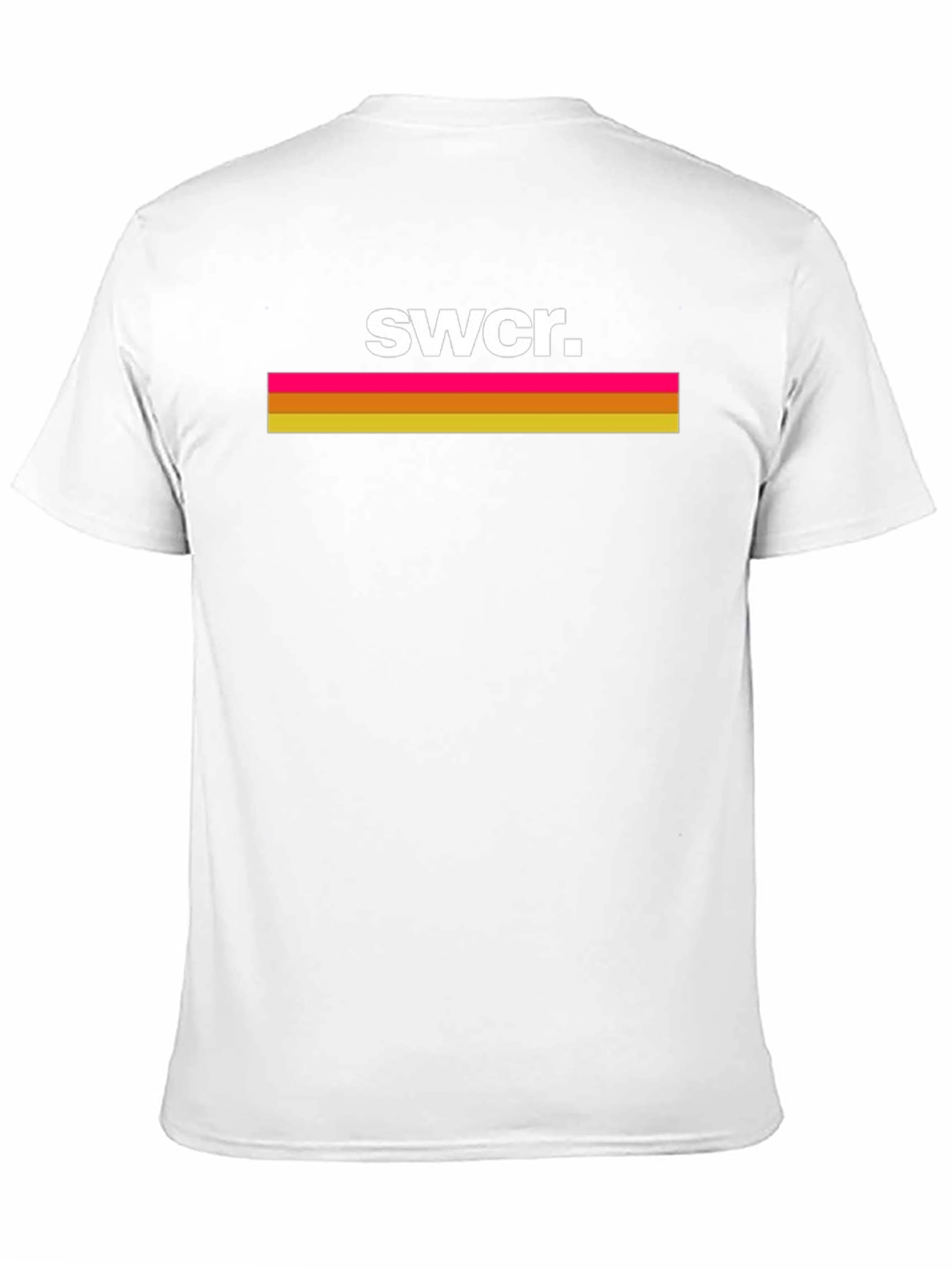 SWCR Retro Striped Graphic Black T-Shirt