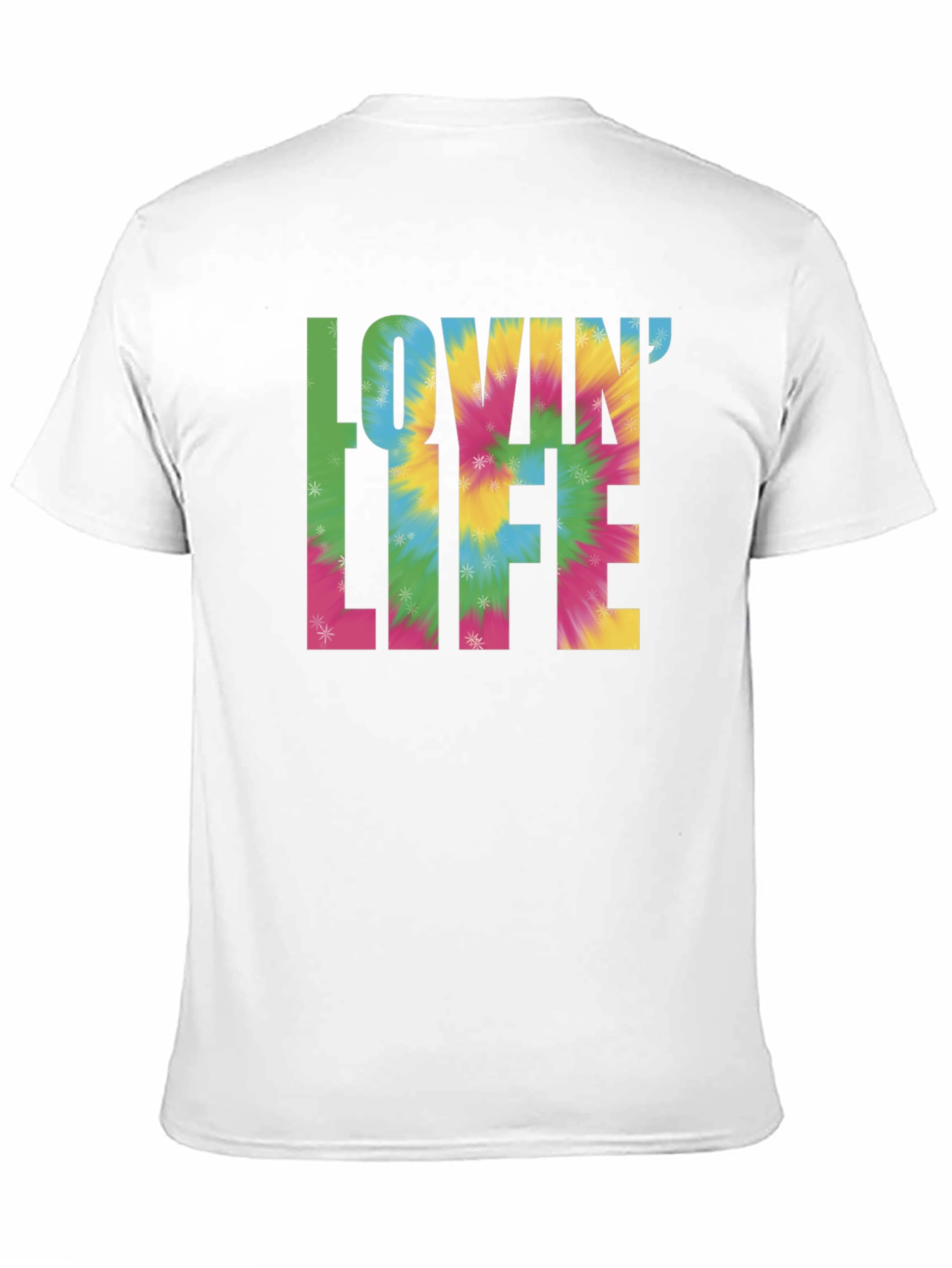 Lovin Life Tie-Dye Graphic T-Shirt