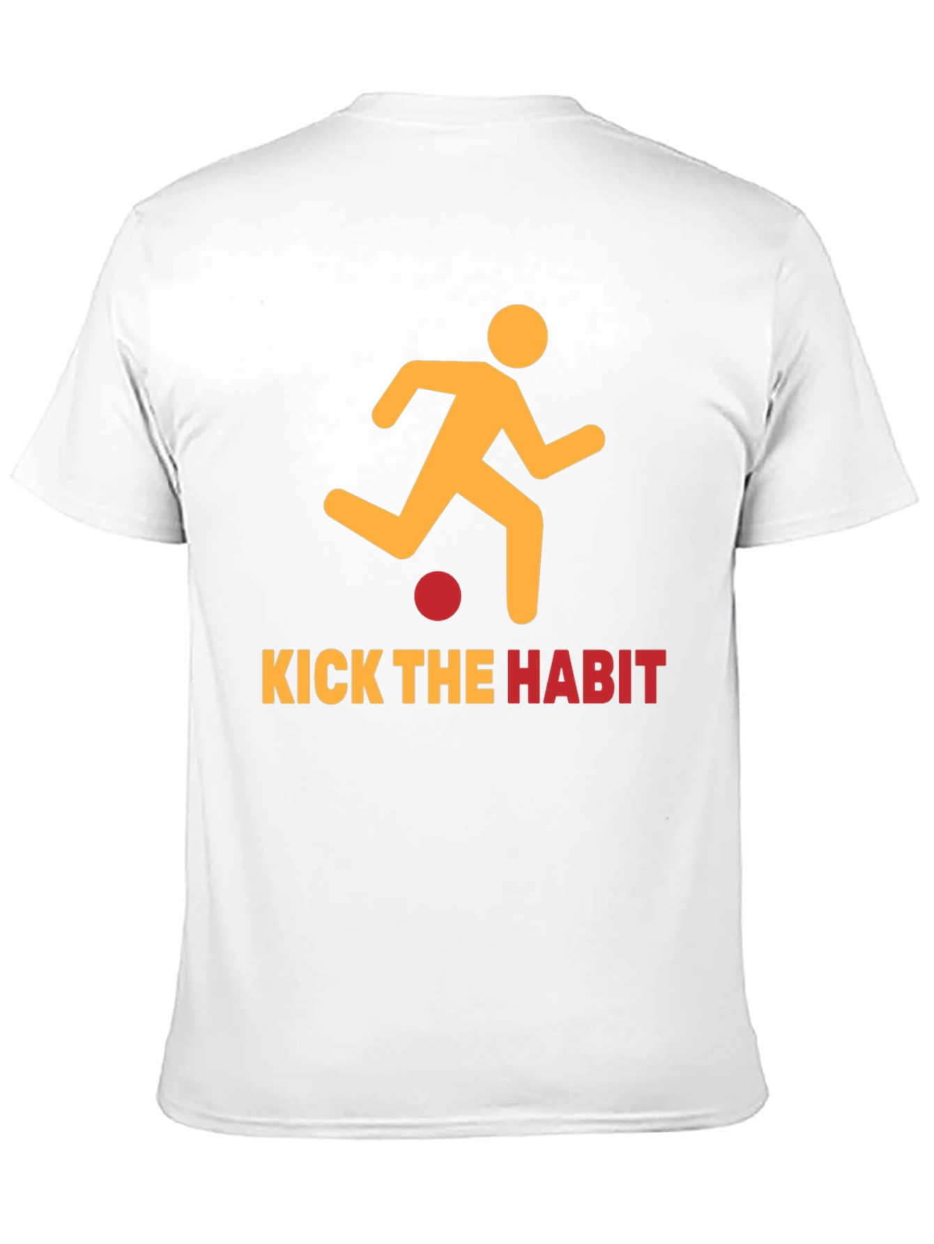 Kick the Habit Graphic T-Shirt - Motivational Design