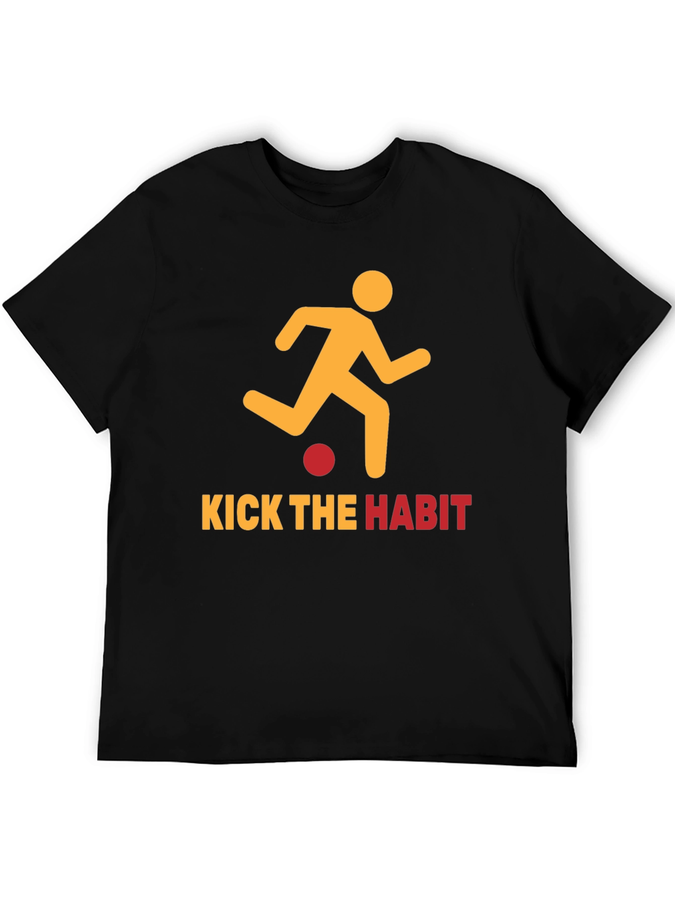 Kick the Habit Graphic T-Shirt - Motivational Design