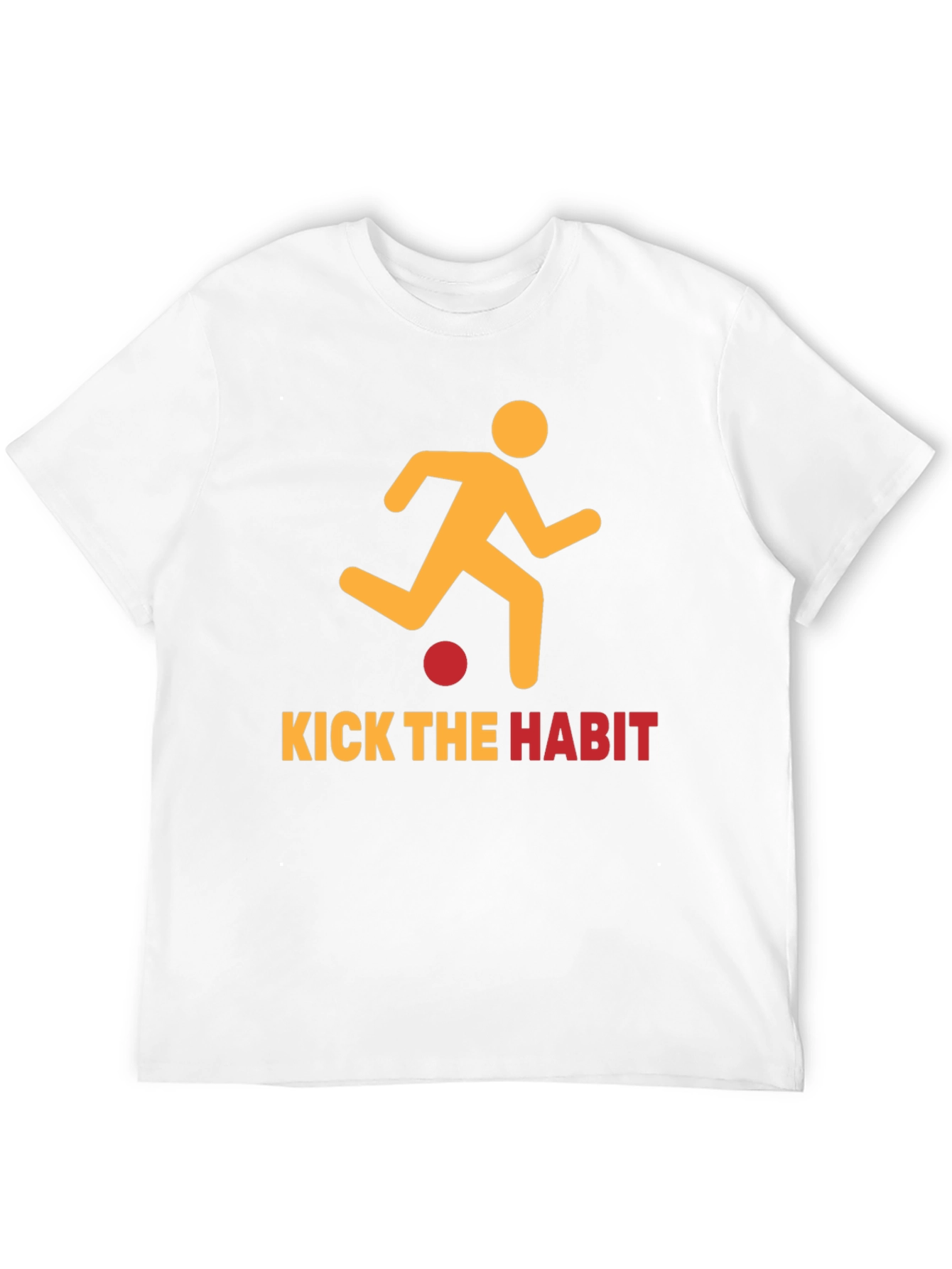 Kick the Habit Graphic T-Shirt - Motivational Design