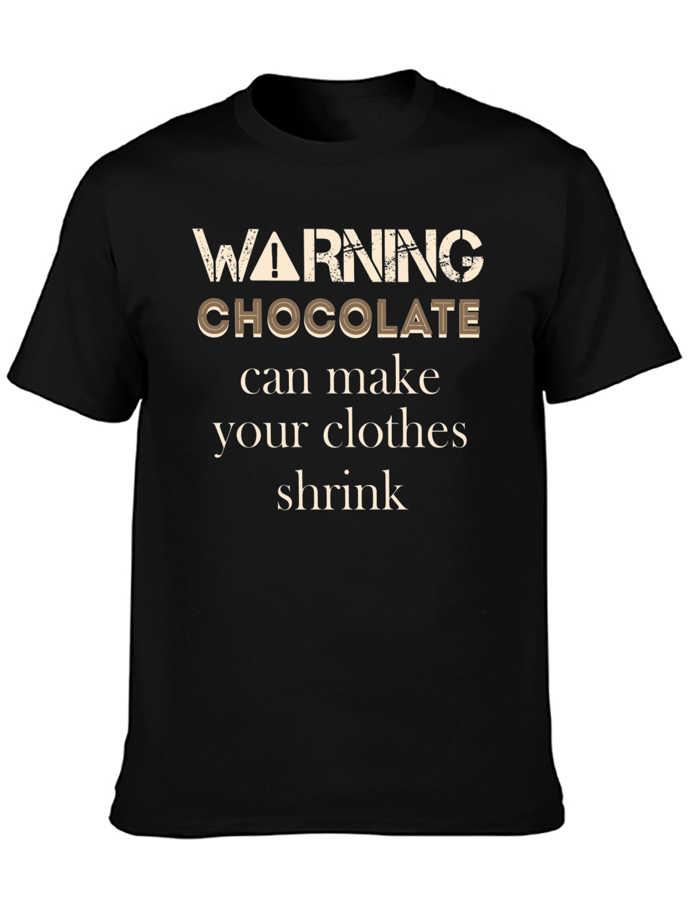 Funny Chocolate Warning T-Shirt