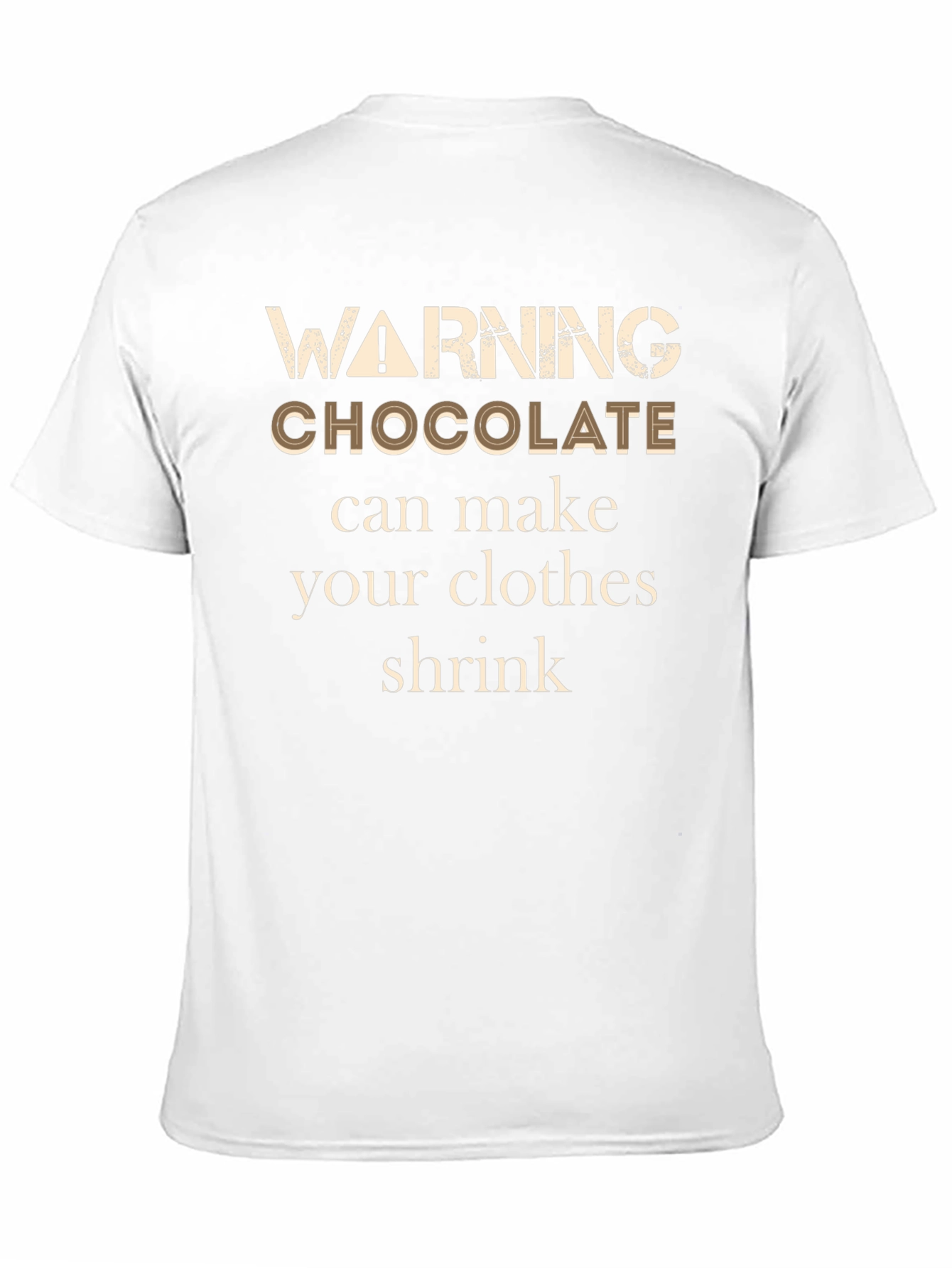 Funny Chocolate Warning T-Shirt