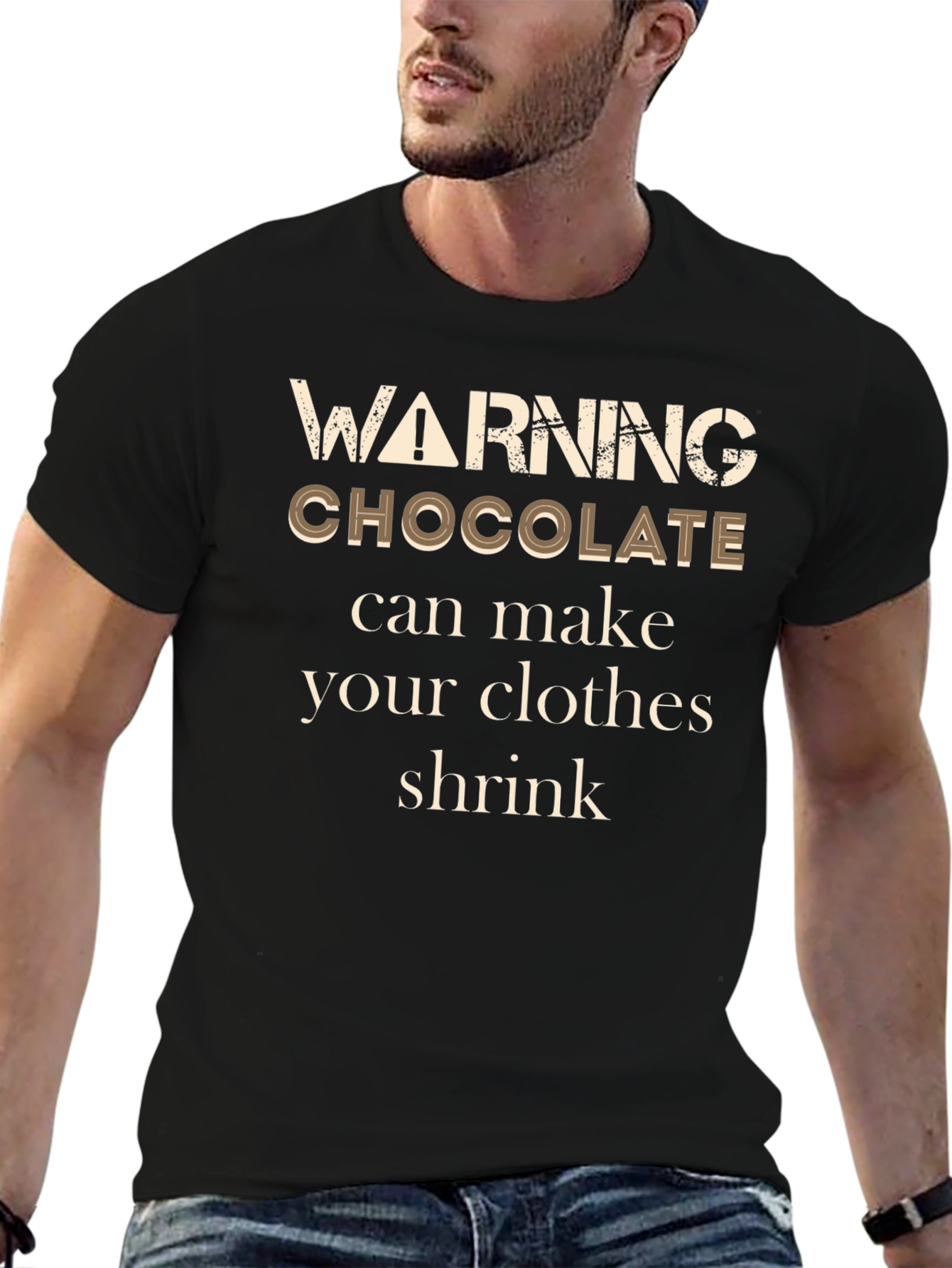 Funny Chocolate Warning T-Shirt