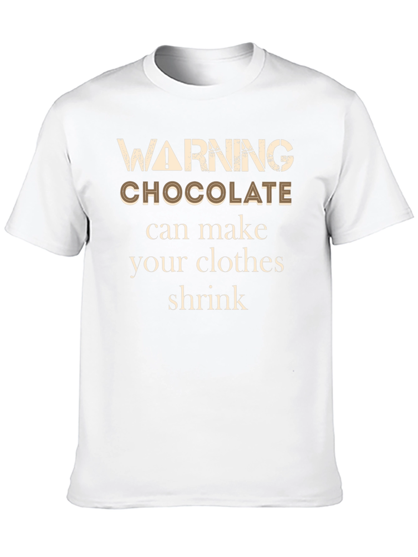 Funny Chocolate Warning T-Shirt