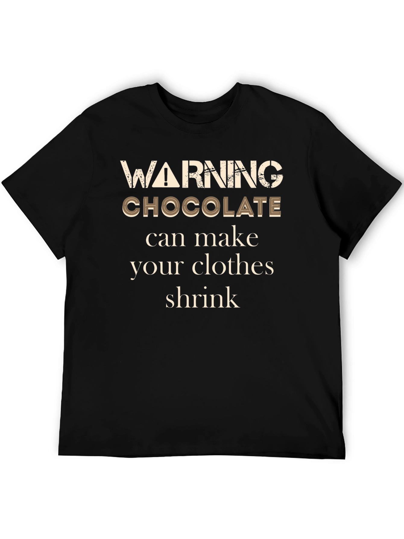 Funny Chocolate Warning T-Shirt
