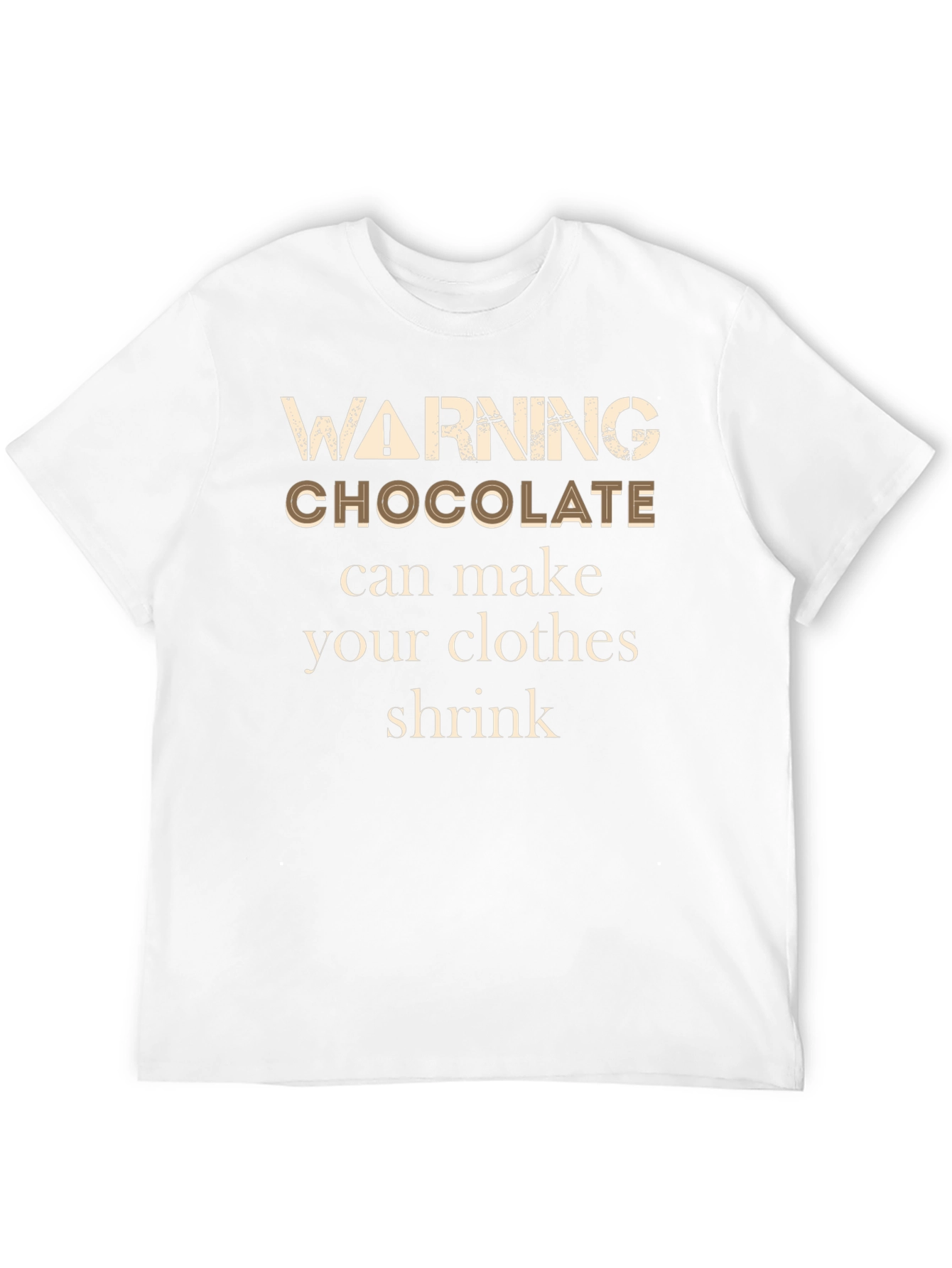 Funny Chocolate Warning T-Shirt
