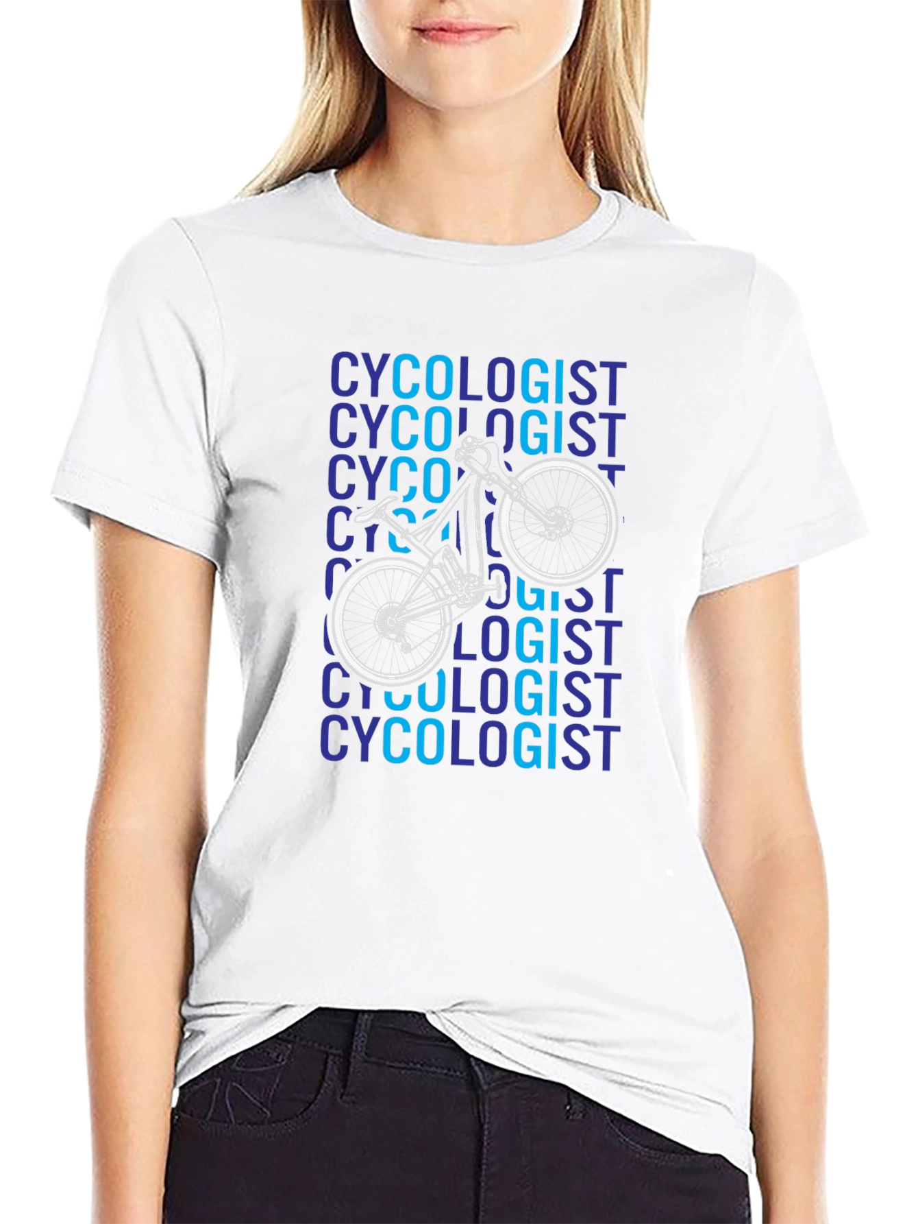 Cyclologist Graphic Tee - Black Cotton T-Shirt