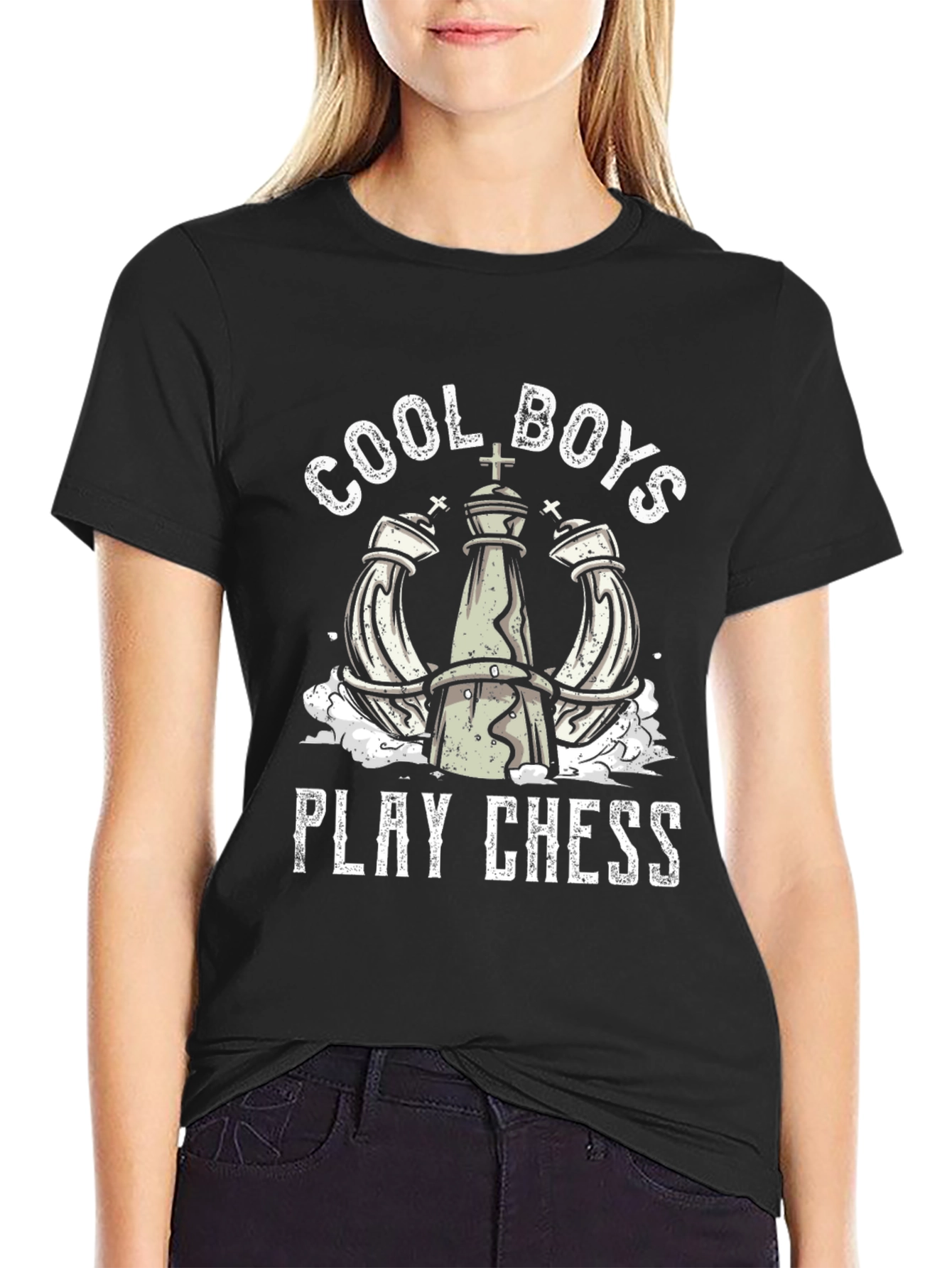 Cool Boys Play Chess T-Shirt - Graphic Tee