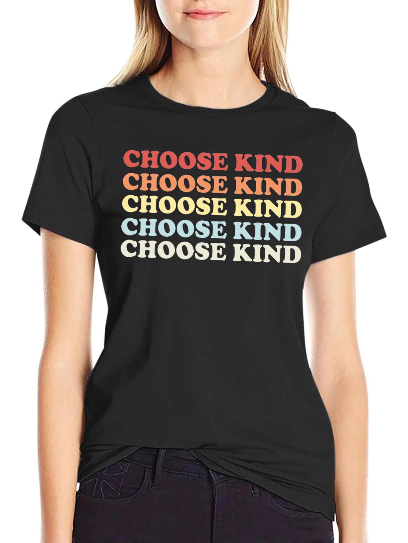 Choose Kind Retro T-Shirt - Positive Message
