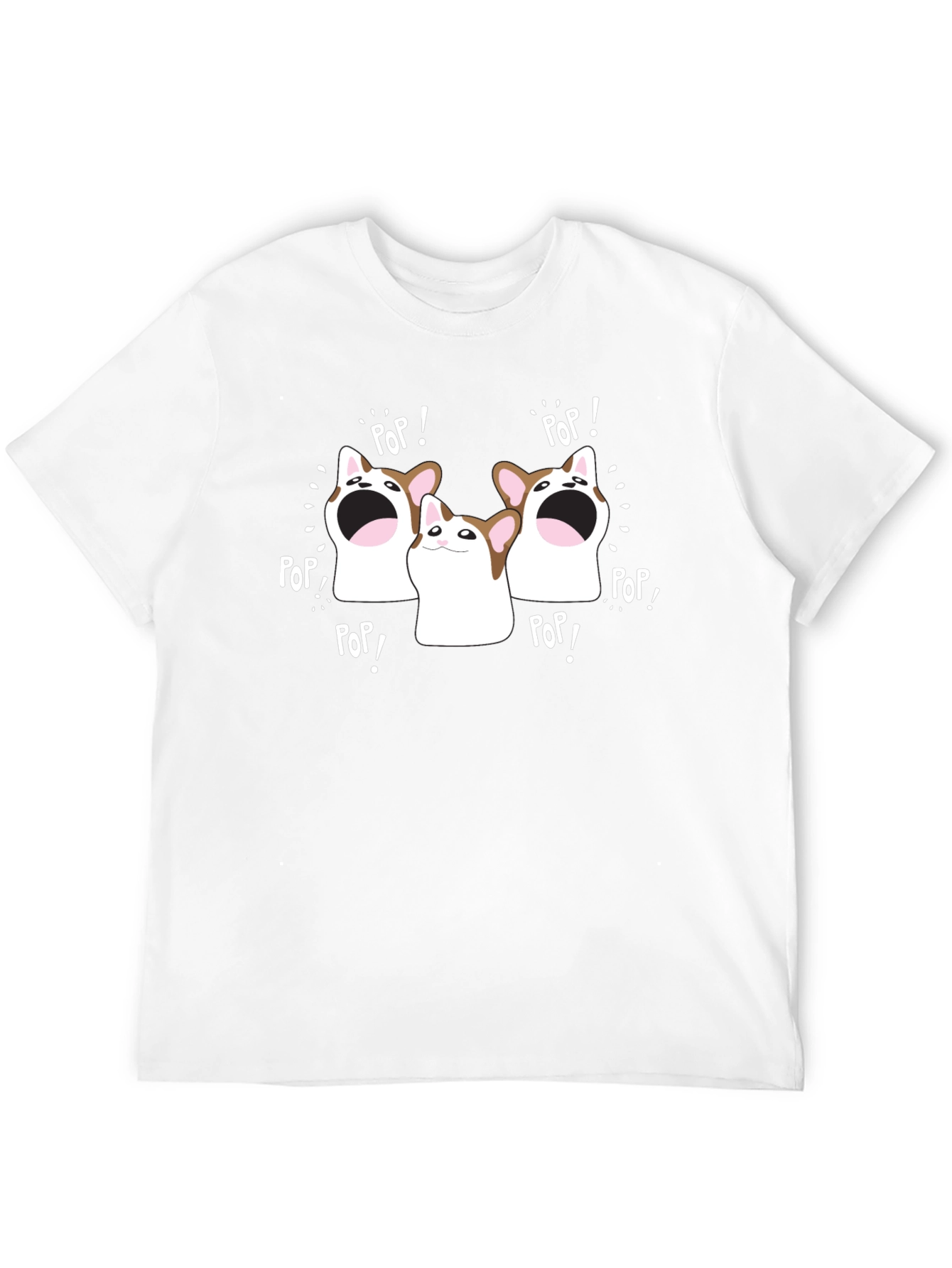 Pop Cat Meme T-Shirt