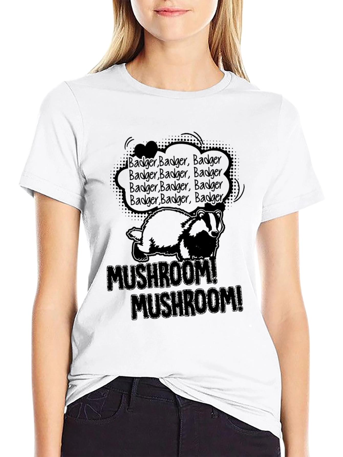 Badger Mushroom T-Shirt
