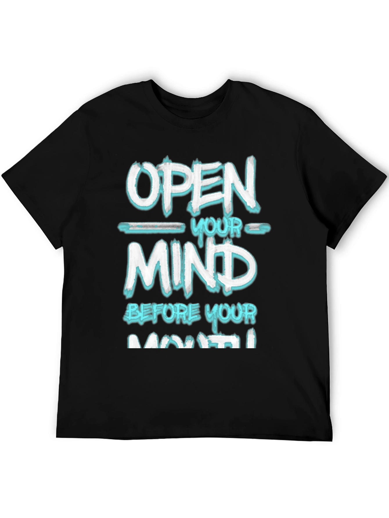 Open Your Mind Graphic Tee - Black