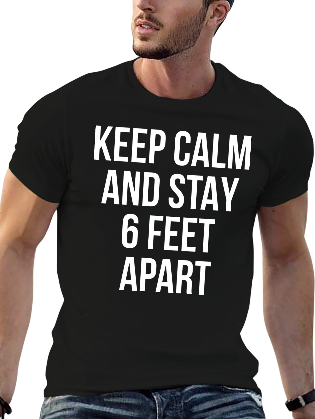 Keep Calm & Stay 6 Feet Apart T-Shirt