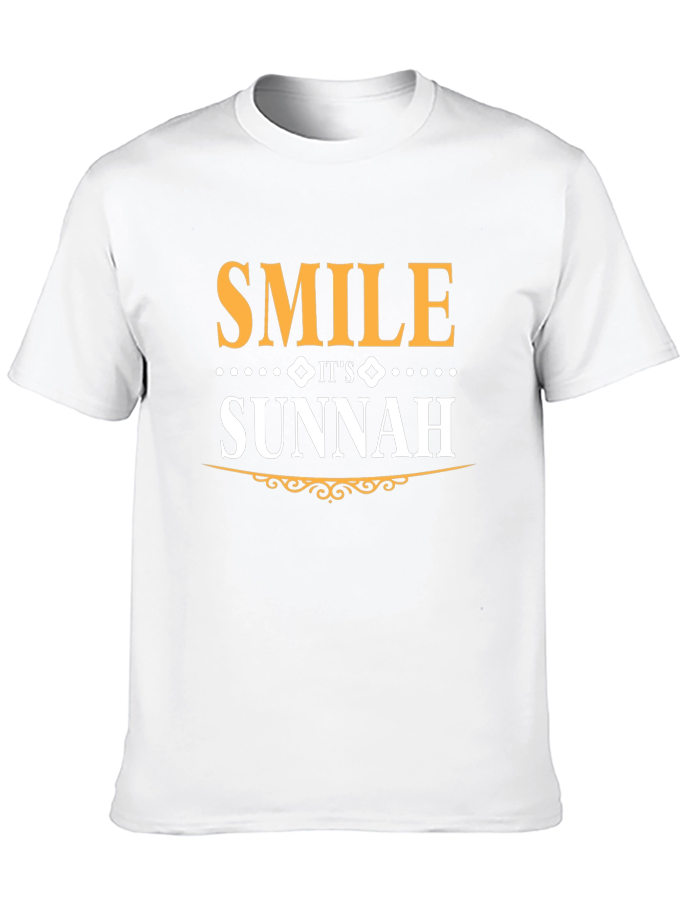 Smile Its Sunnah T-Shirt - Black