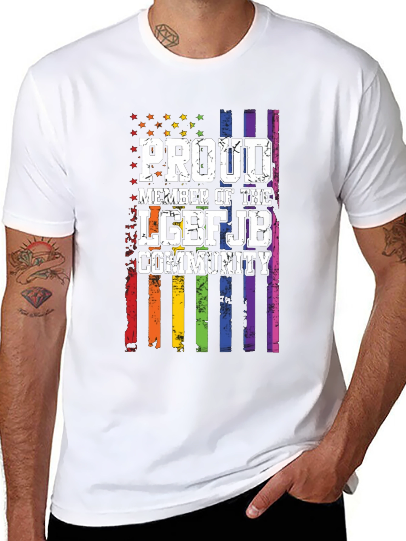 LGBT Pride T-Shirt - Proud Member Community Tee