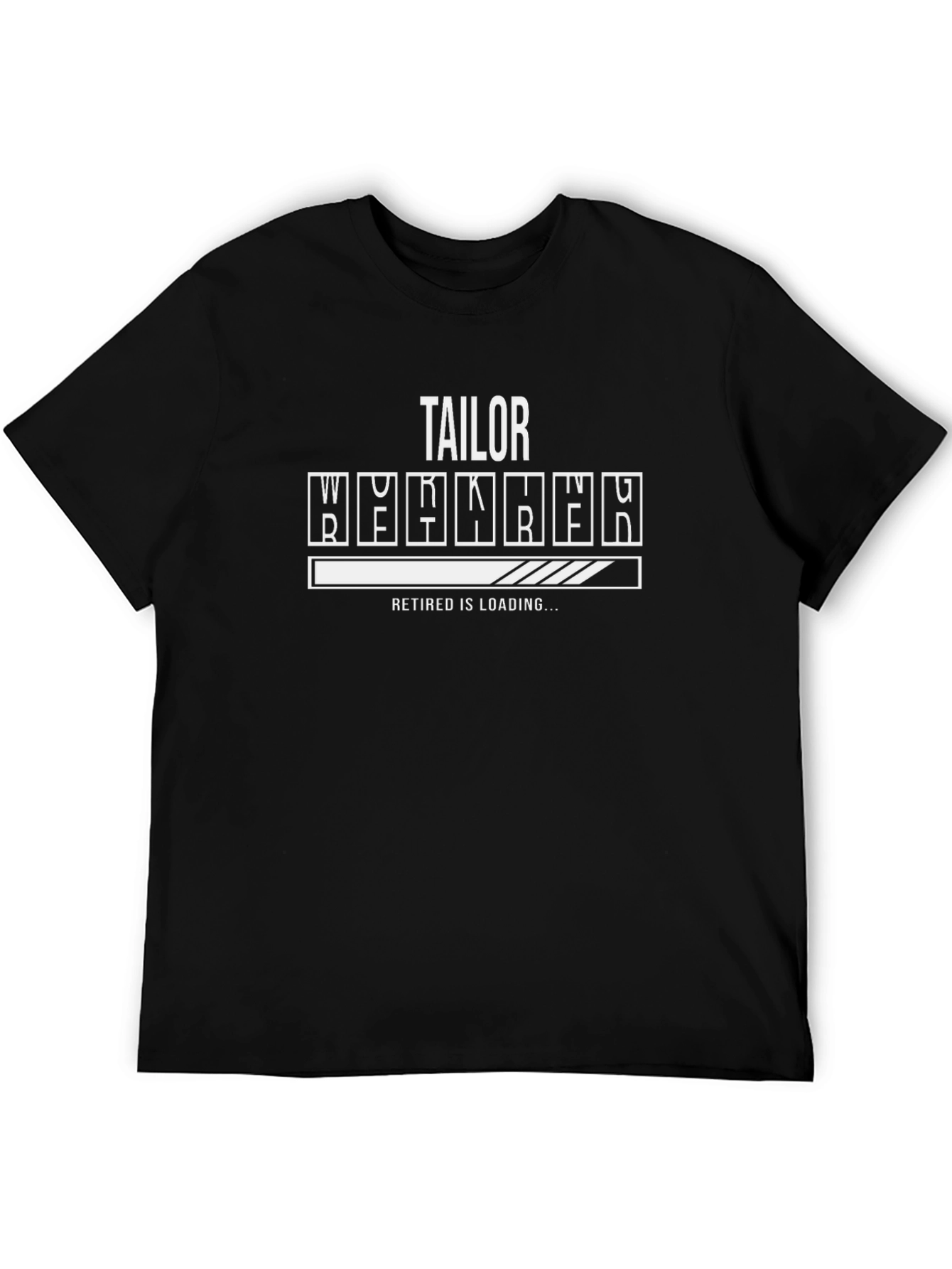 Tailor Retired Loading T-Shirt - Black