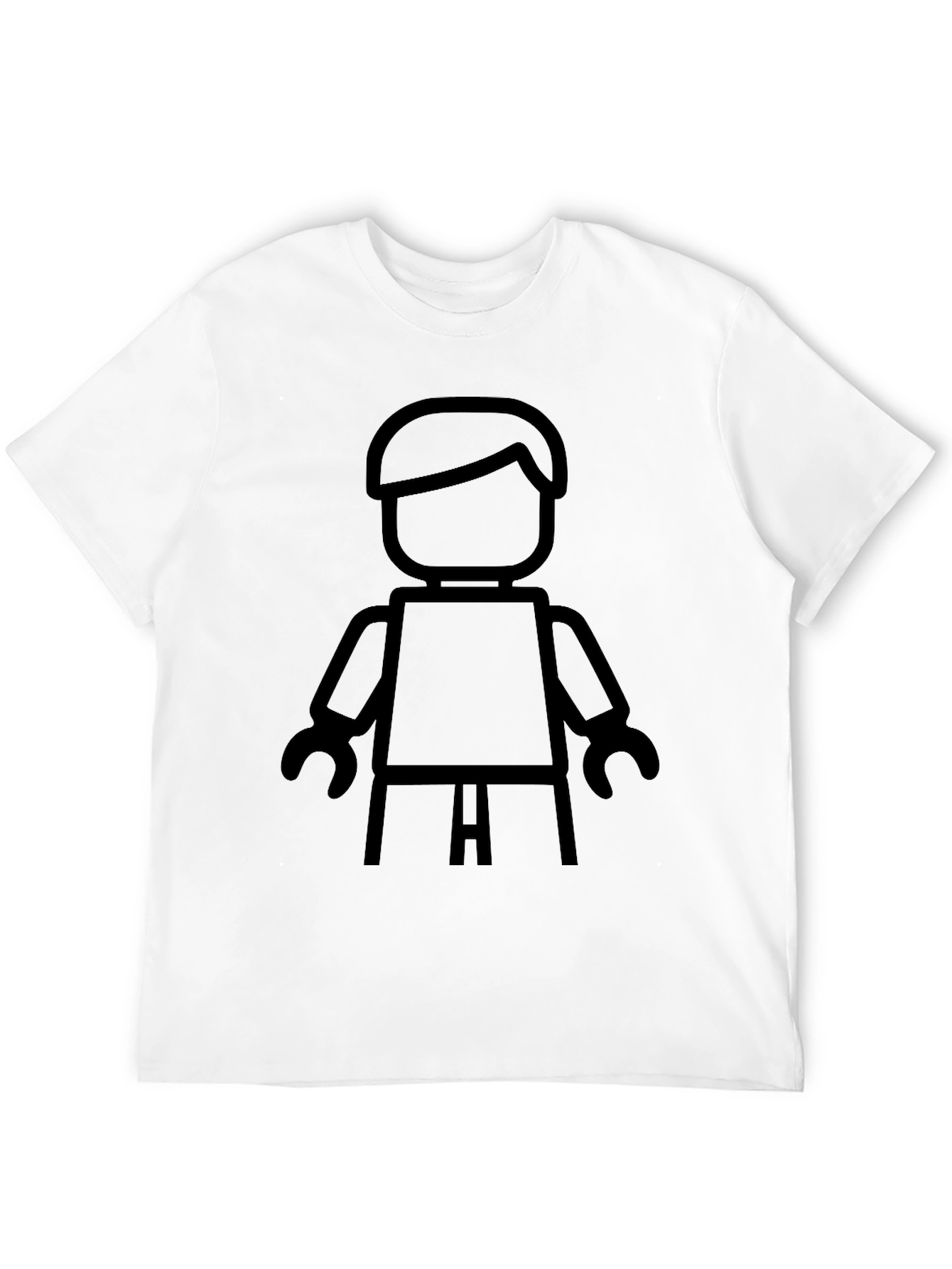 Lego Minifigure Graphic Tee - Classic Black T-Shirt