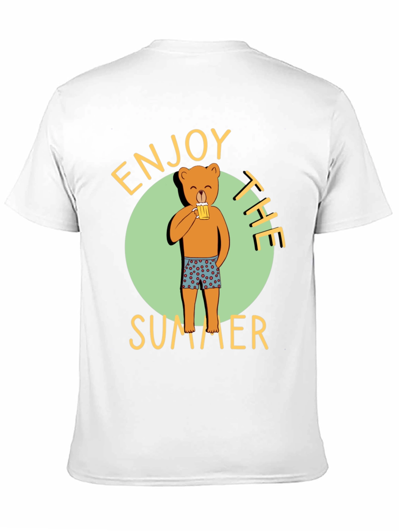 Enjoy the Summer Bear Graphic T-Shirt