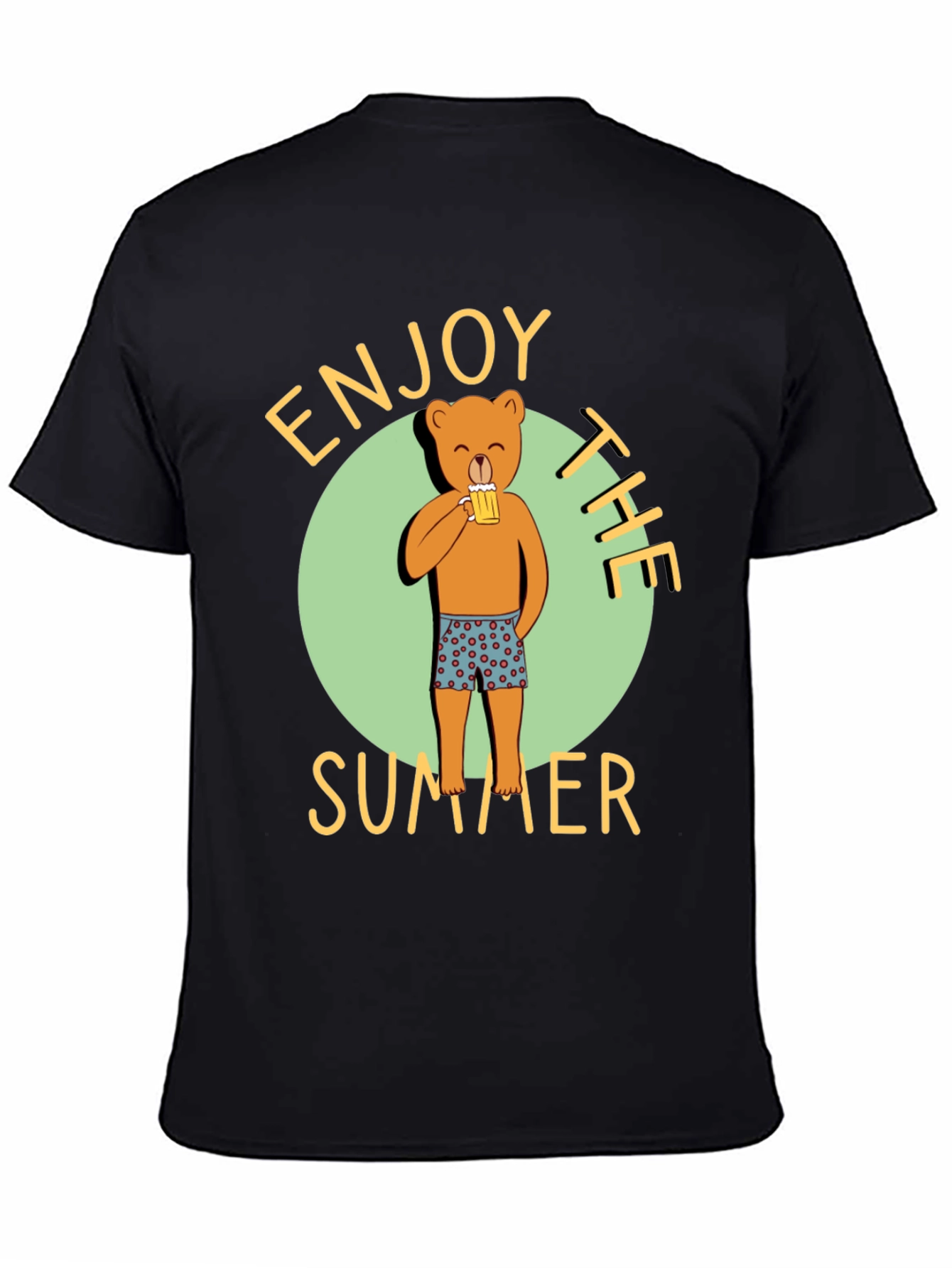 Enjoy the Summer Bear Graphic T-Shirt