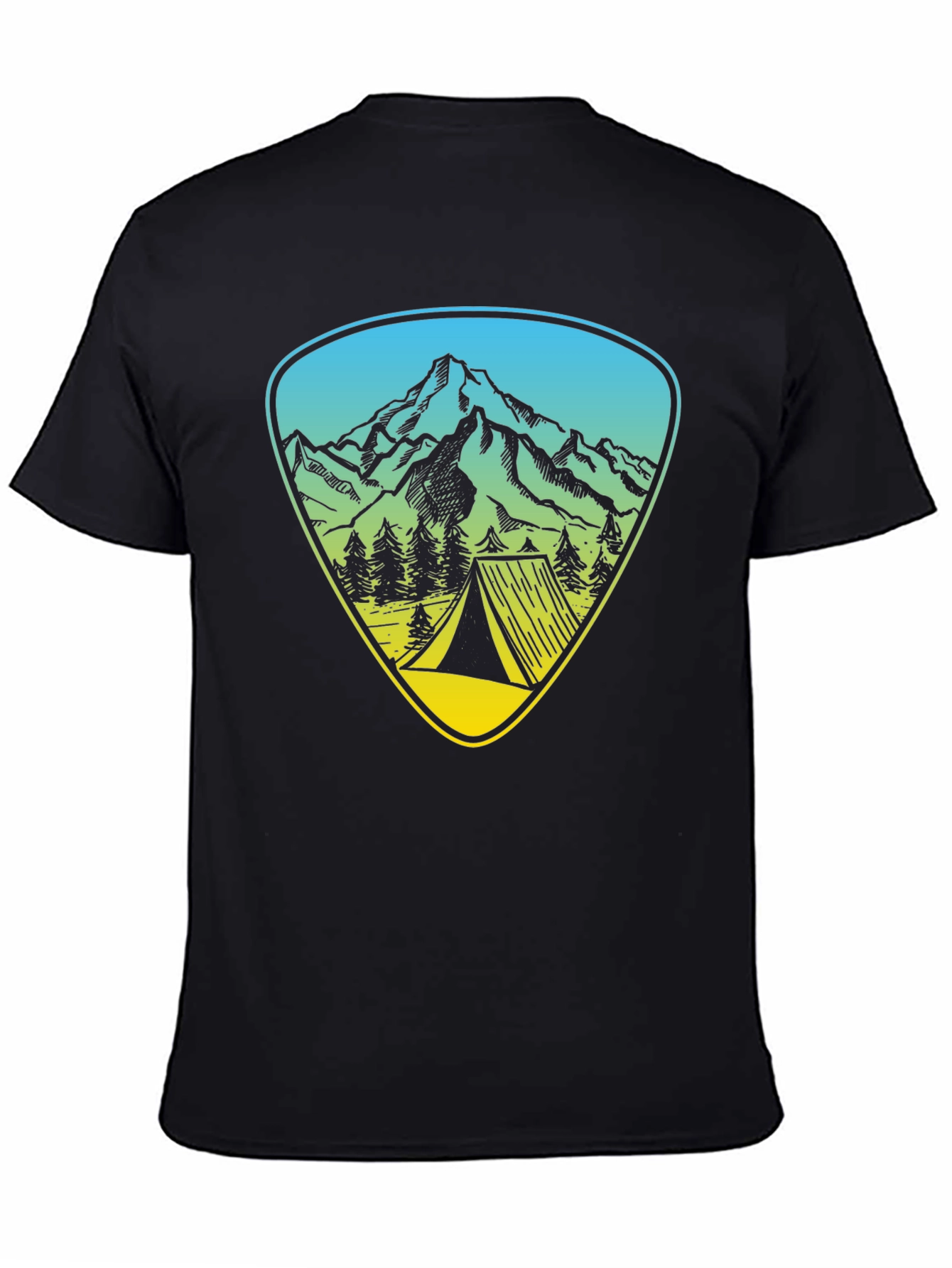 Mountain Adventure Graphic Tee - Outdoor Camping Shirt