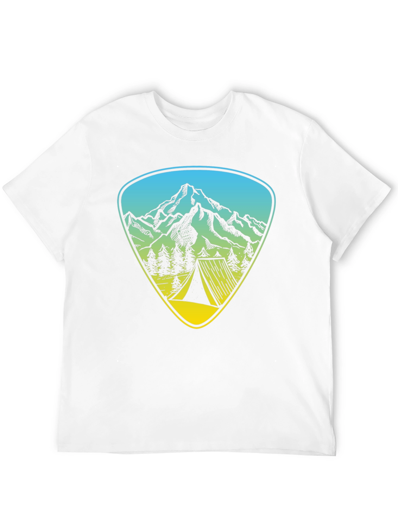 Mountain Adventure Graphic Tee - Outdoor Camping Shirt