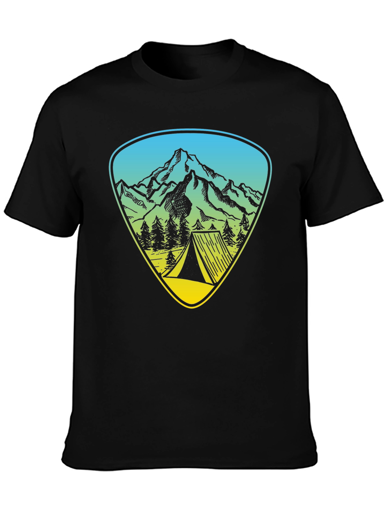 Mountain Adventure Graphic Tee - Outdoor Camping Shirt
