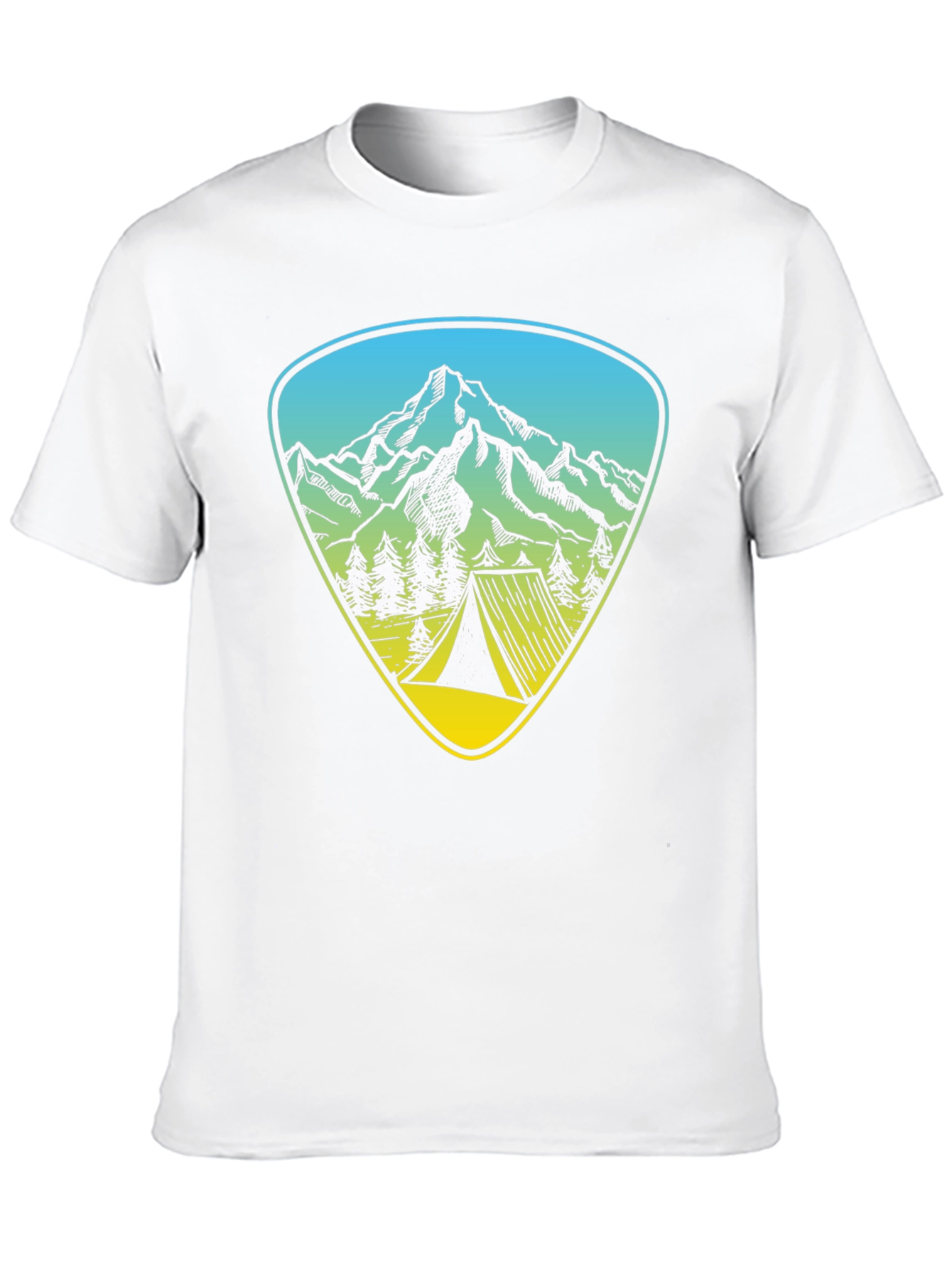 Mountain Adventure Graphic Tee - Outdoor Camping Shirt