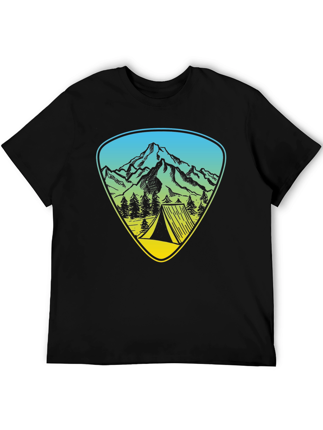 Mountain Adventure Graphic Tee - Outdoor Camping Shirt