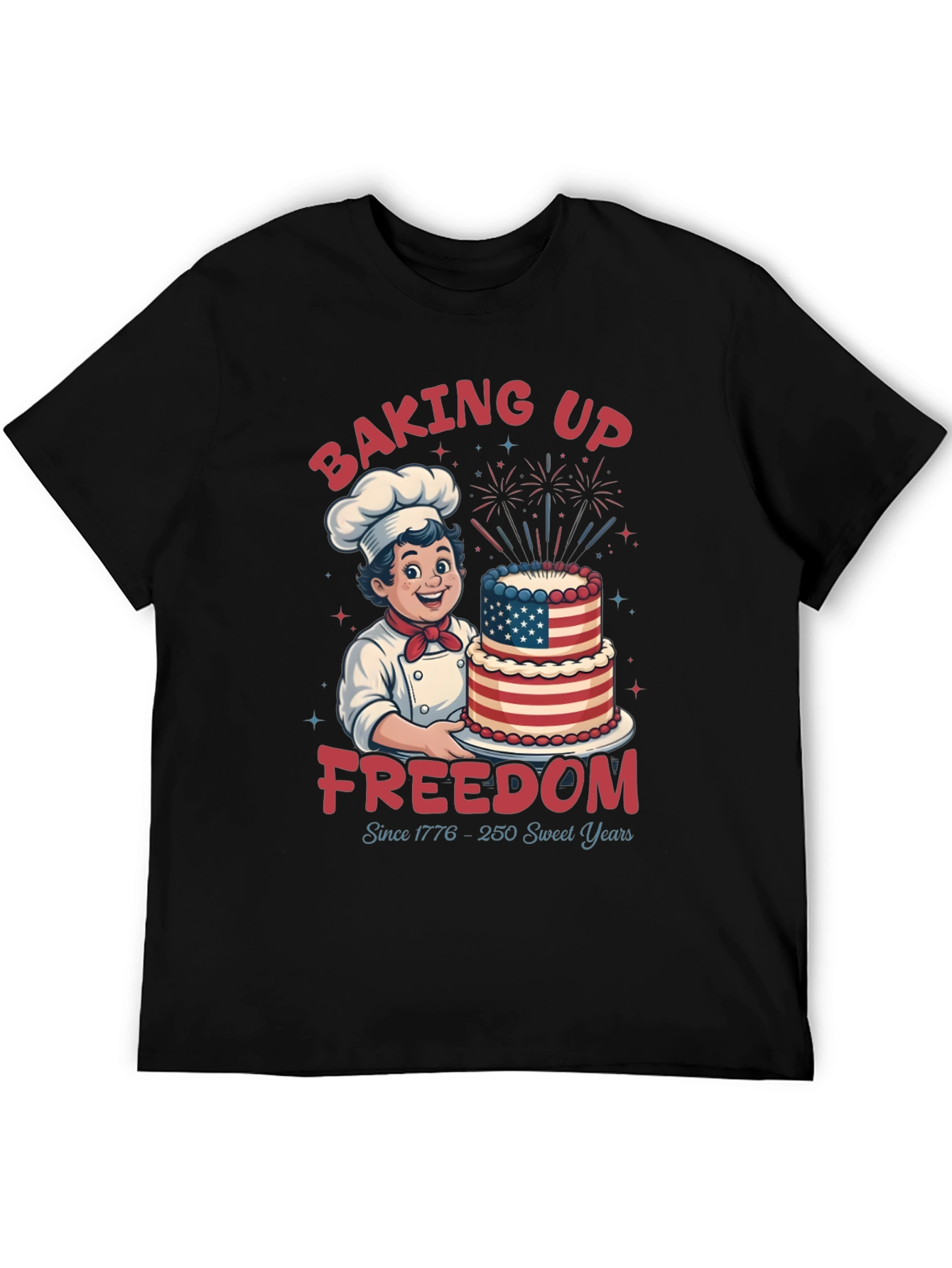Baking Up Freedom Patriotic T-Shirt