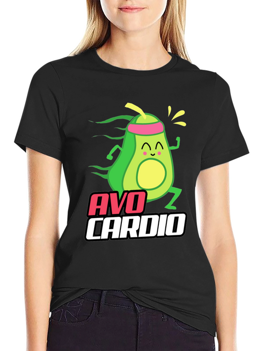 Avo Cardio T-Shirt: Avocado Fitness Fun!