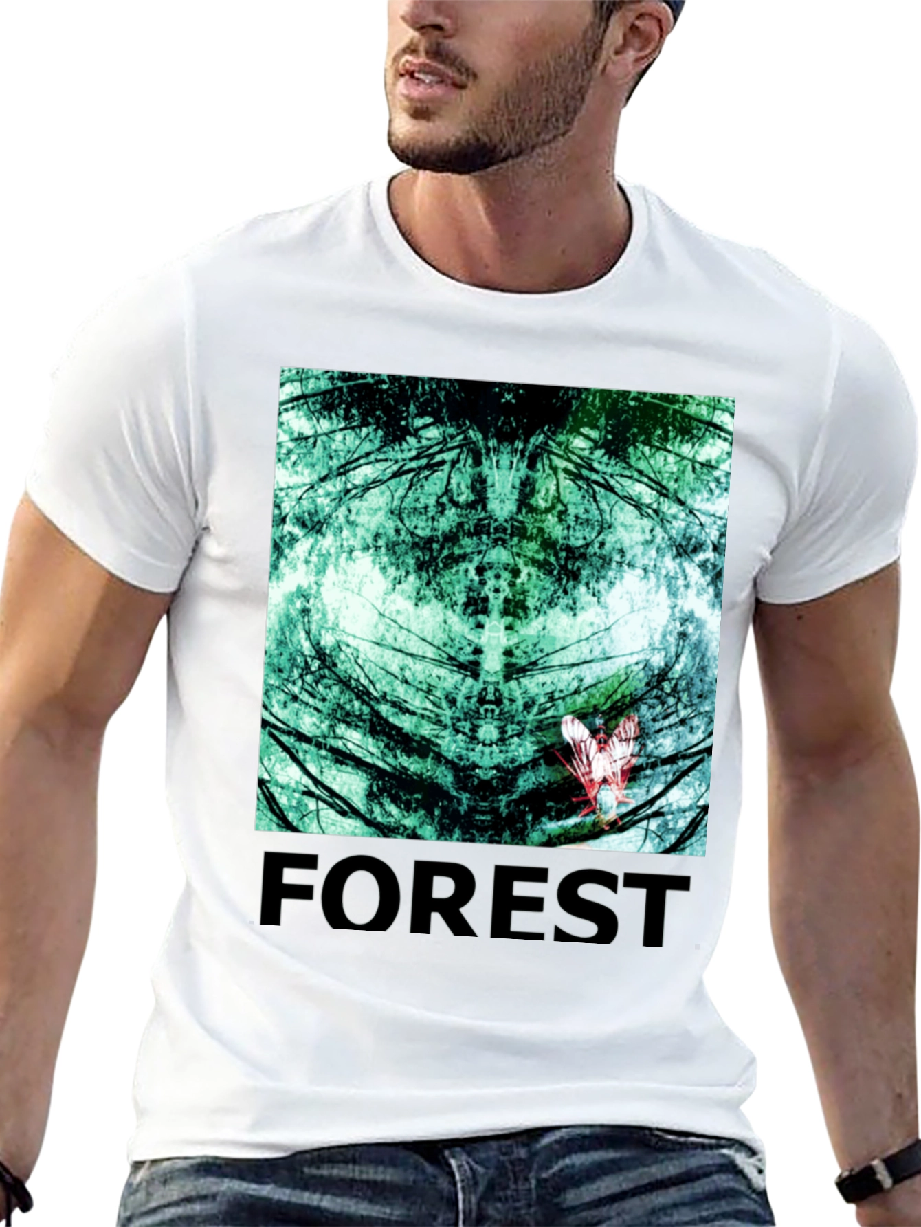 Mystic Forest Graphic T-Shirt - Nature Lovers Tee