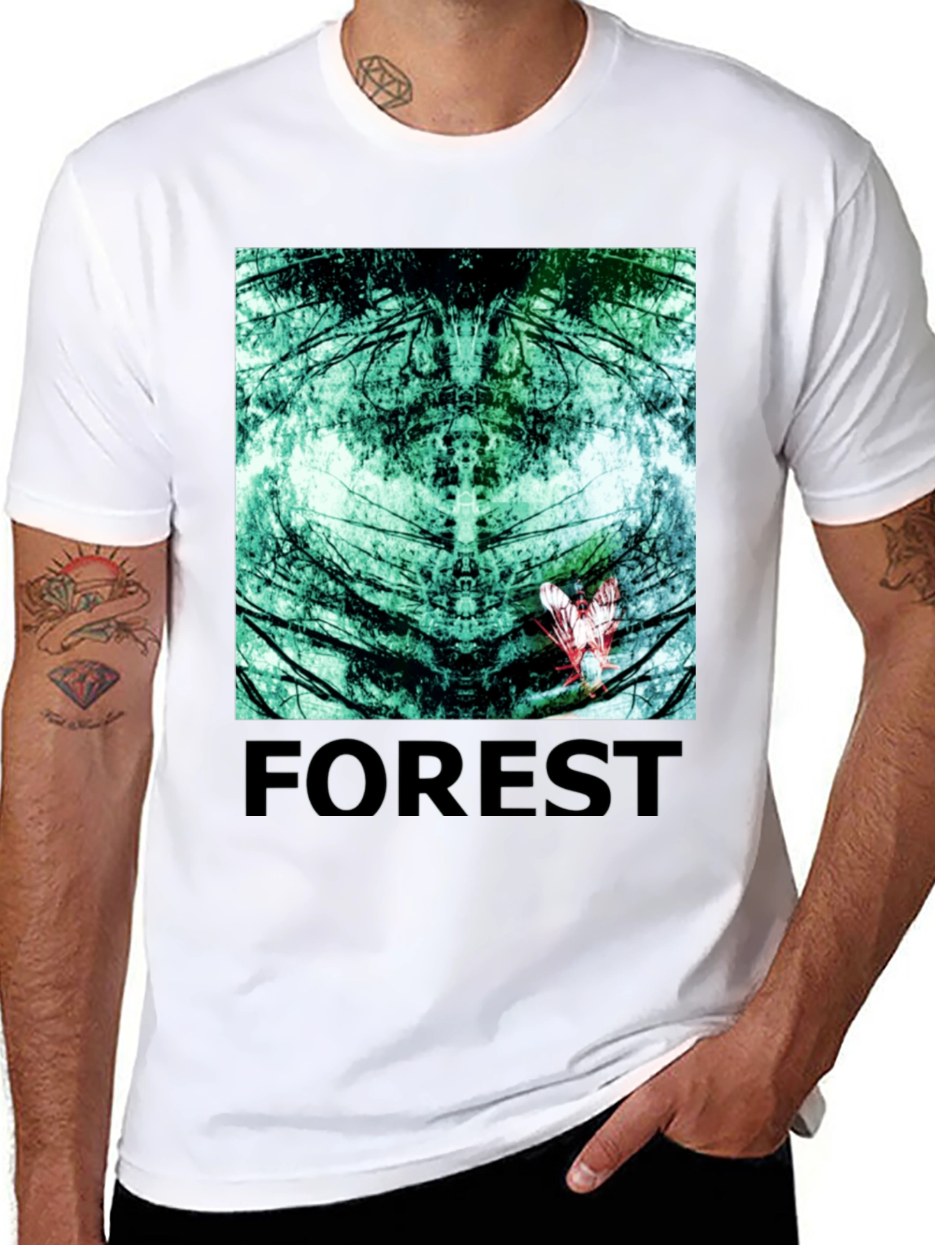 Mystic Forest Graphic T-Shirt - Nature Lovers Tee