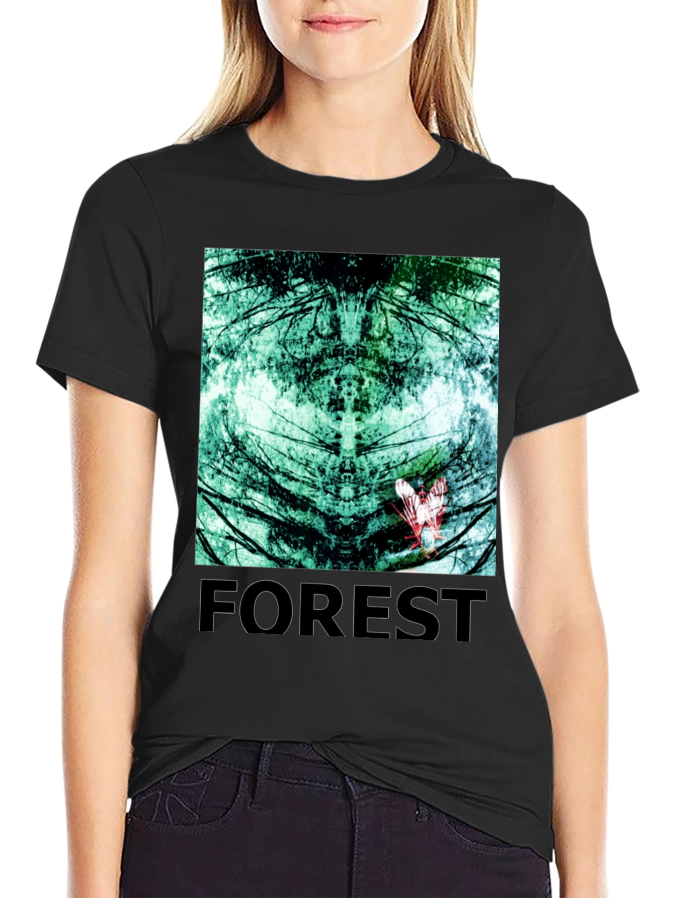 Mystic Forest Graphic T-Shirt - Nature Lovers Tee