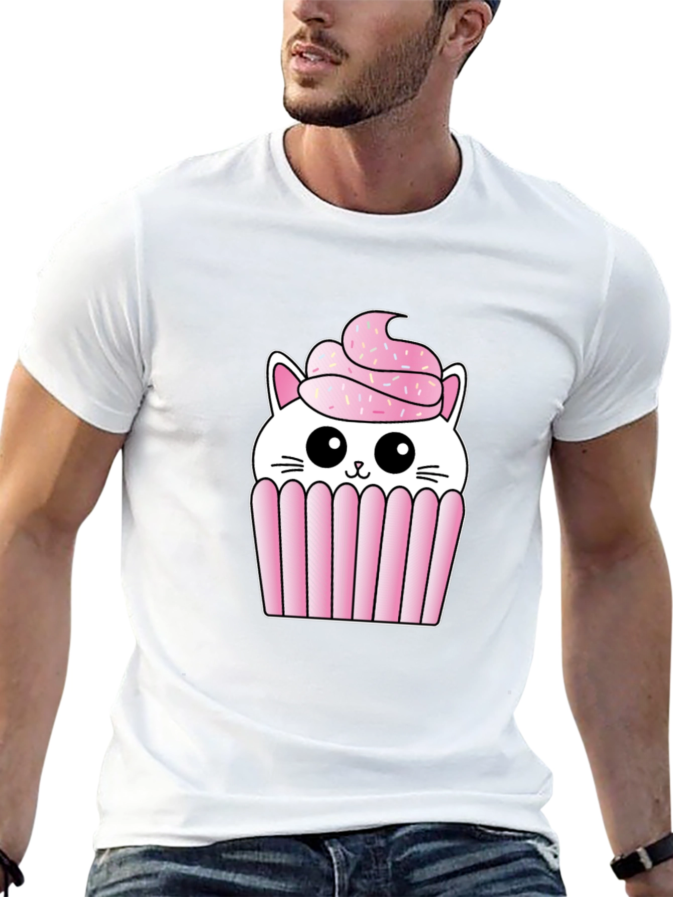 Cat Cupcake Graphic Tee