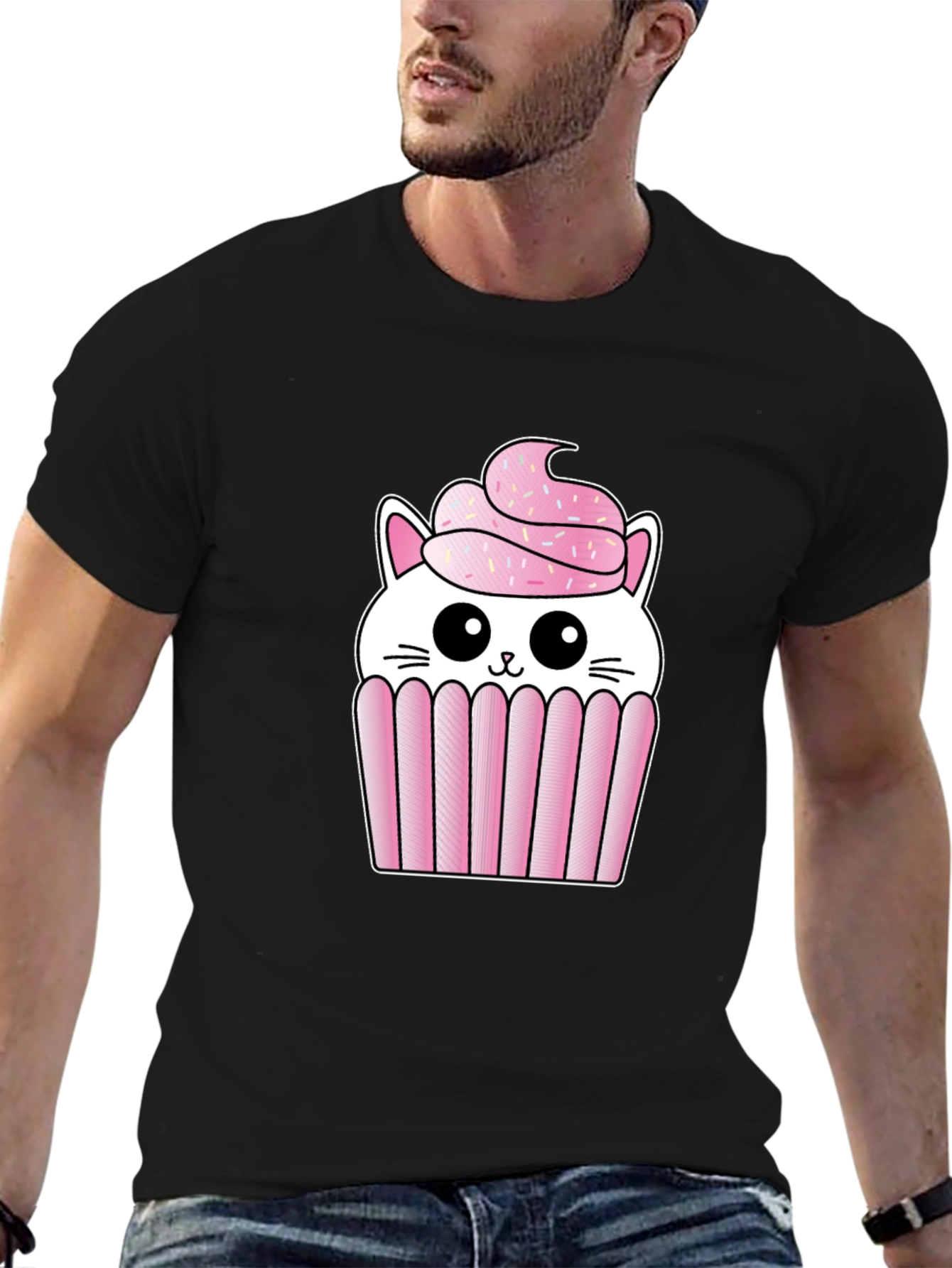 Cat Cupcake Graphic Tee