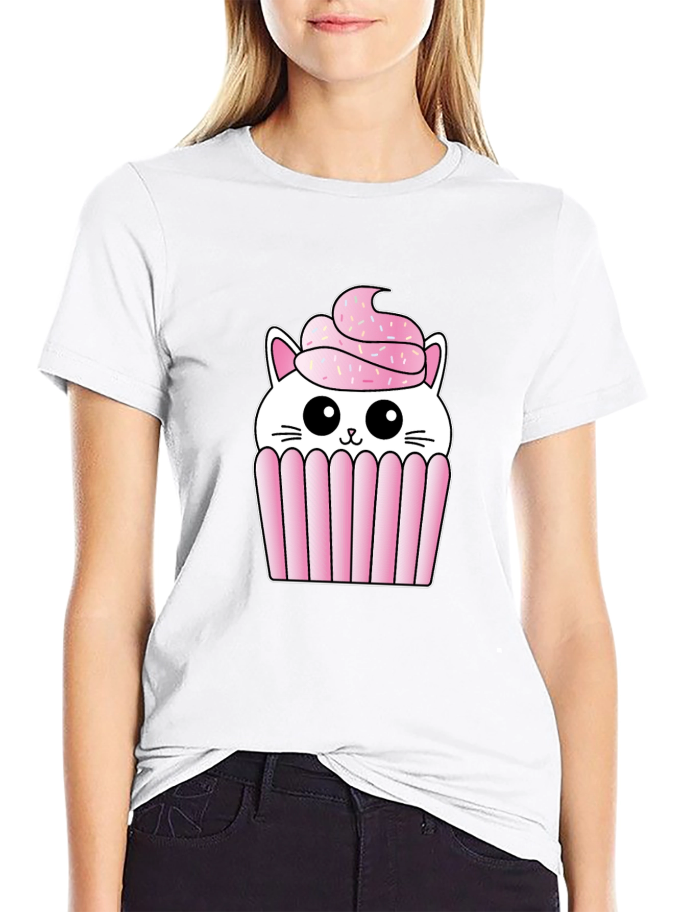 Cat Cupcake Graphic Tee