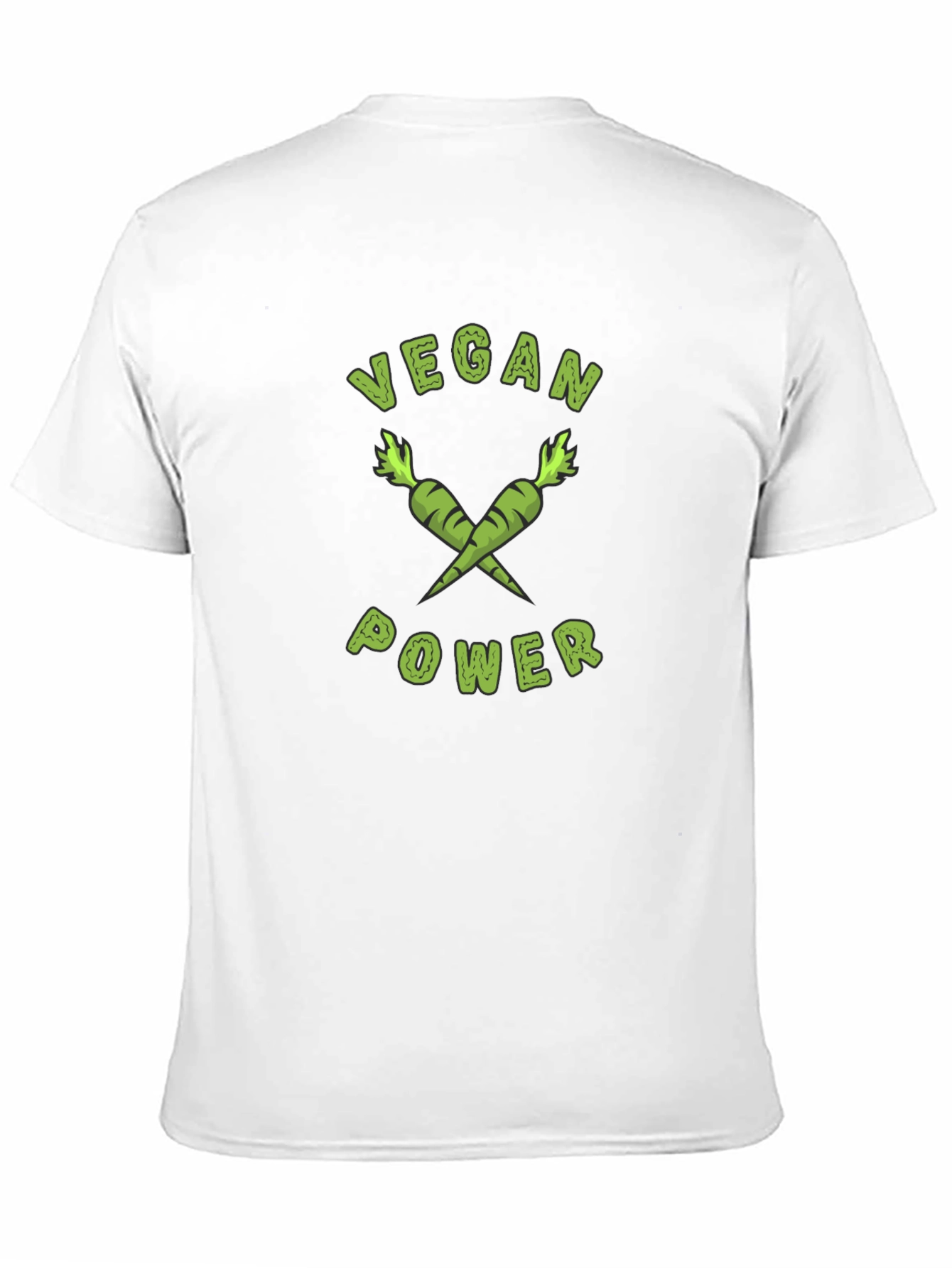 Vegan Power T-Shirt - Carrot Graphic Tee