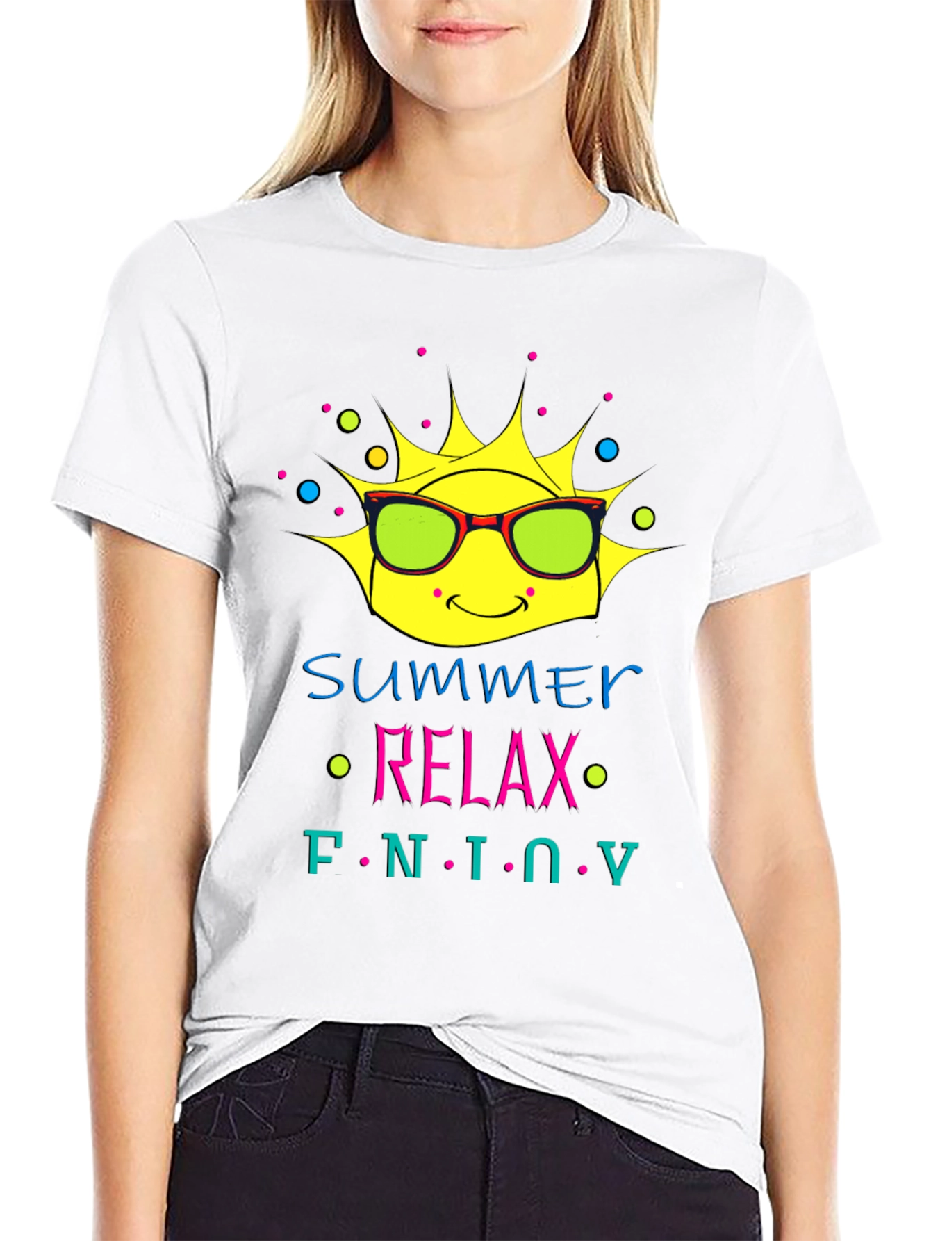 Summer Relax Enjoy Graphic T-Shirt