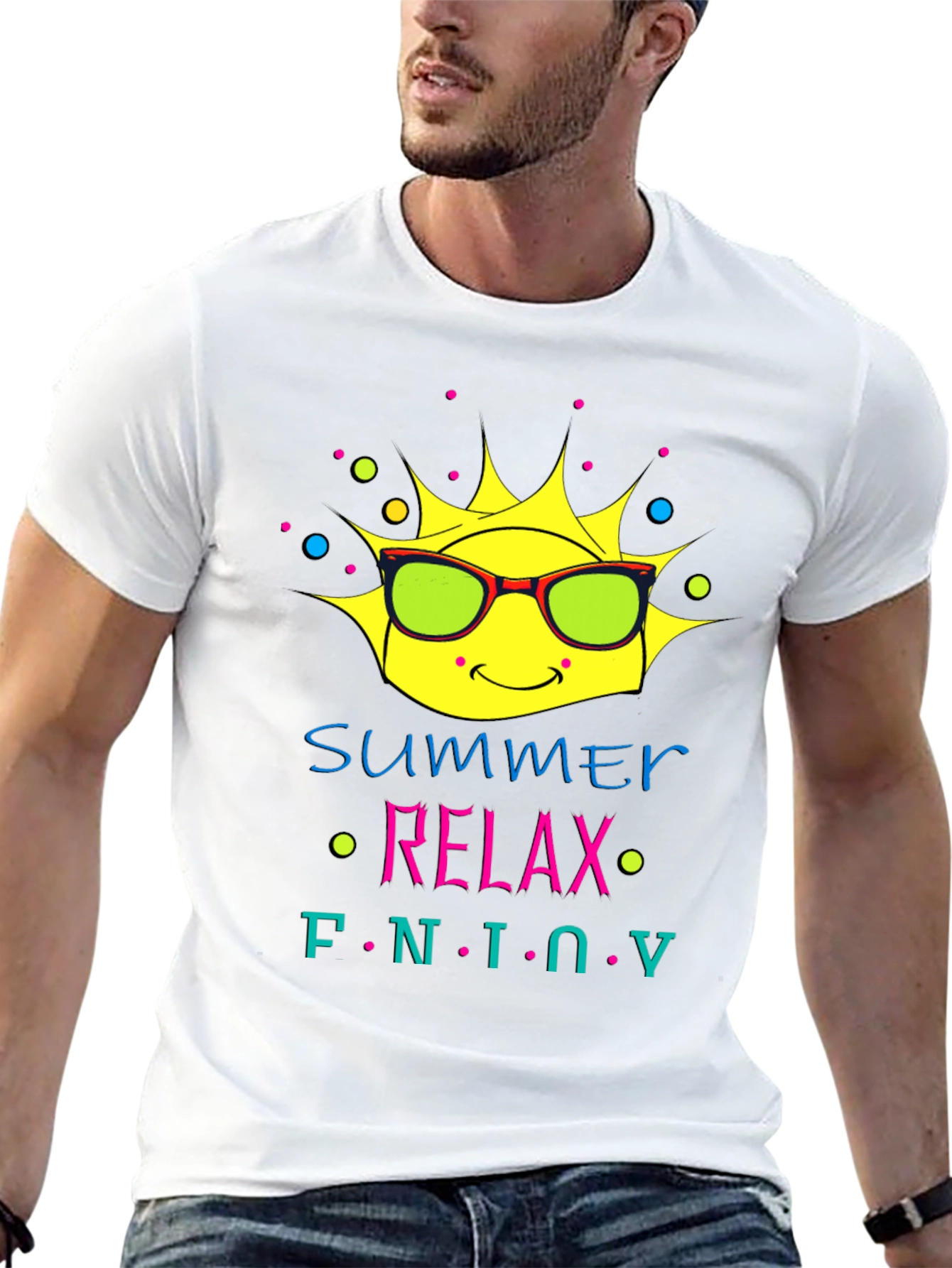 Summer Relax Enjoy Graphic T-Shirt