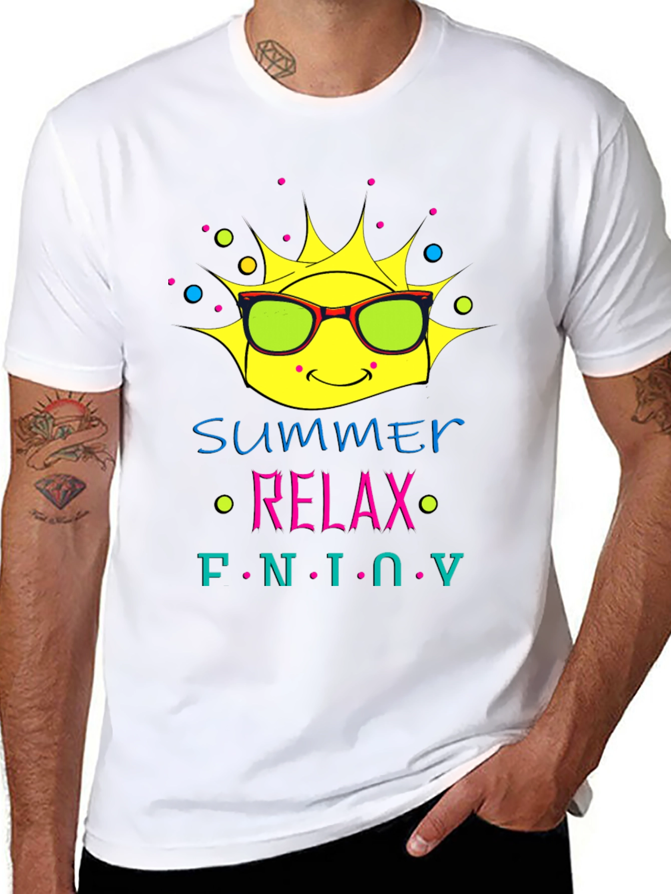 Summer Relax Enjoy Graphic T-Shirt