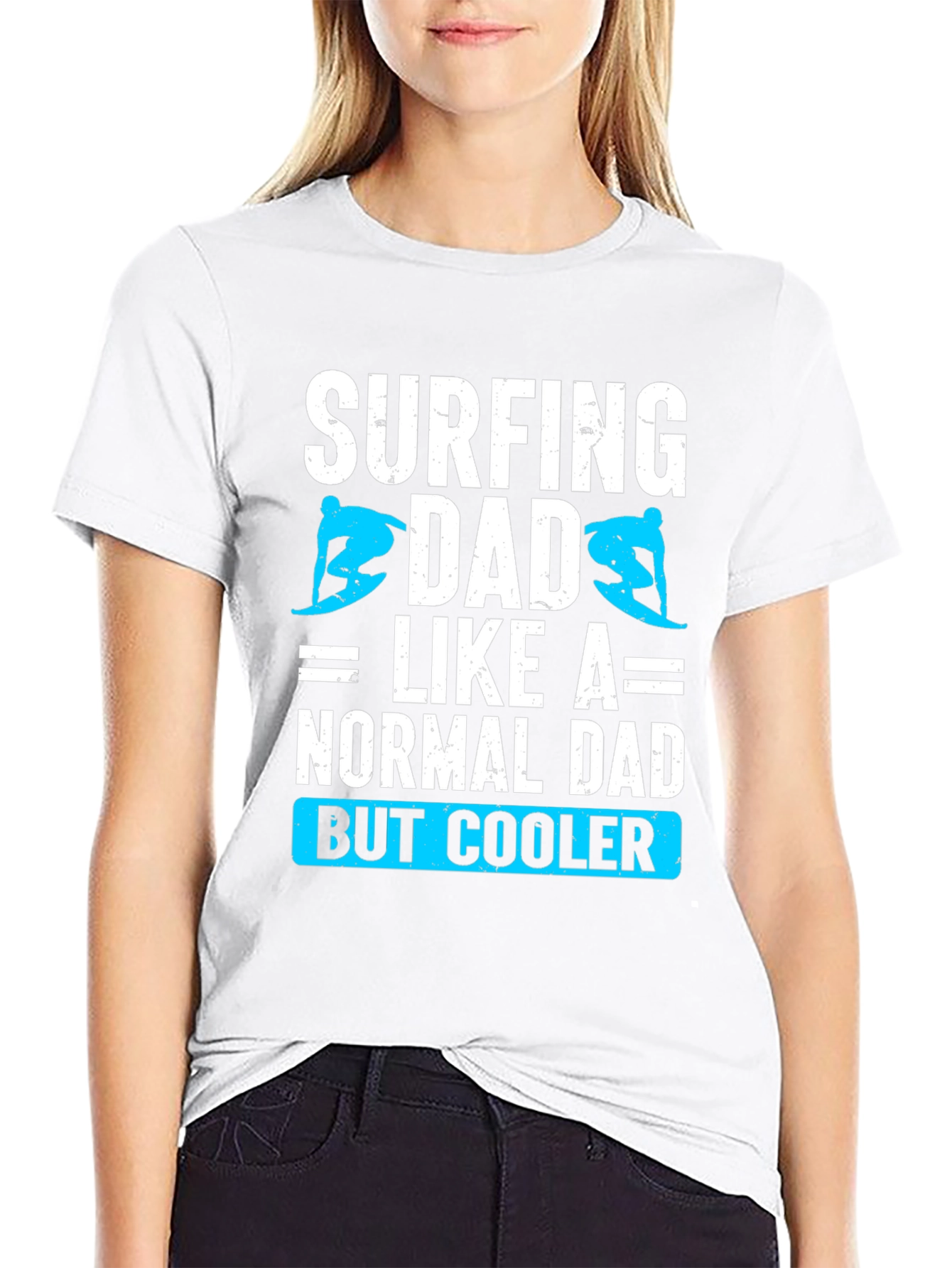 Surfing Dad T-Shirt: Cool Fathers Day Tee
