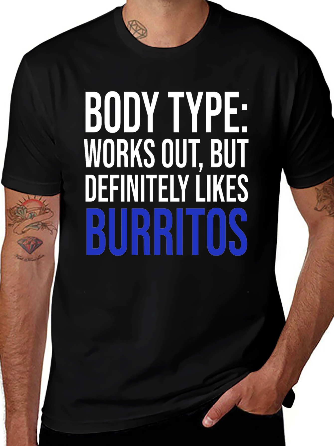 Funny Burrito Lover Workout T-Shirt